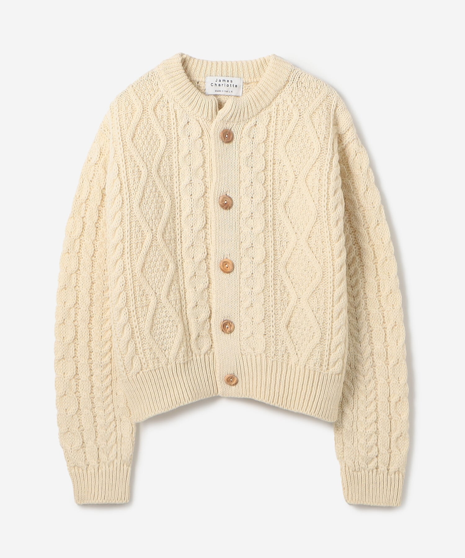 Bshop｜James Charlotte | ウール アランニットカーディガン WOMEN