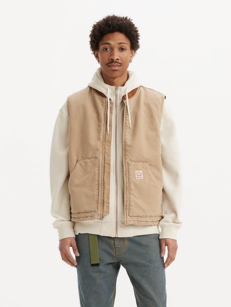 Levi's｜WORKWEAR SANSOME ベスト ベージュ TIGER'S EYE | Rakuten