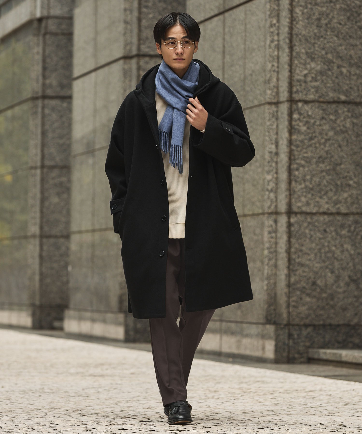 THE CASUAL｜メルトンフーデッドコート | Rakuten Fashion(楽天