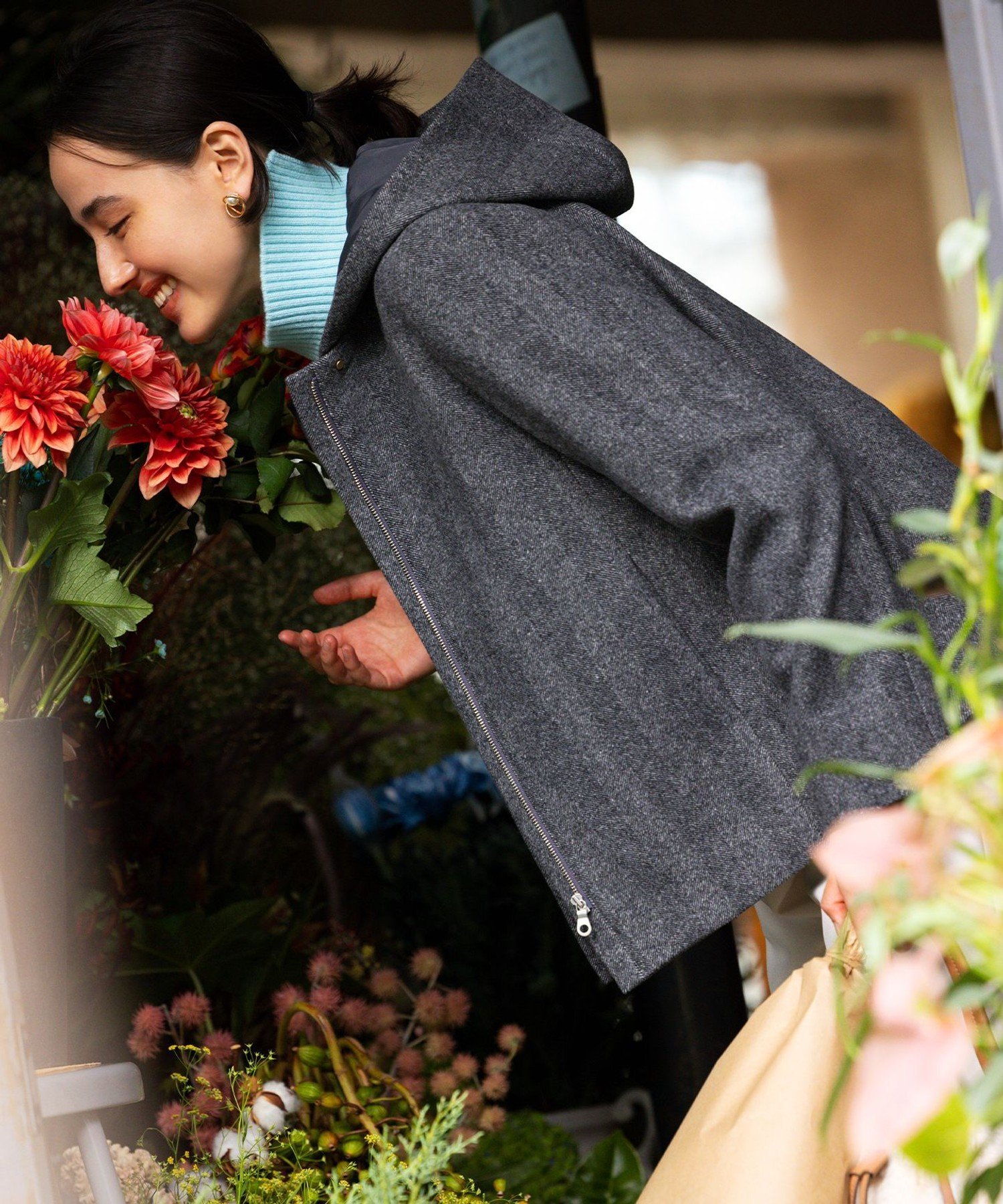 組曲｜【2WAY】ウールモッサ ショートコート | Rakuten Fashion(楽天