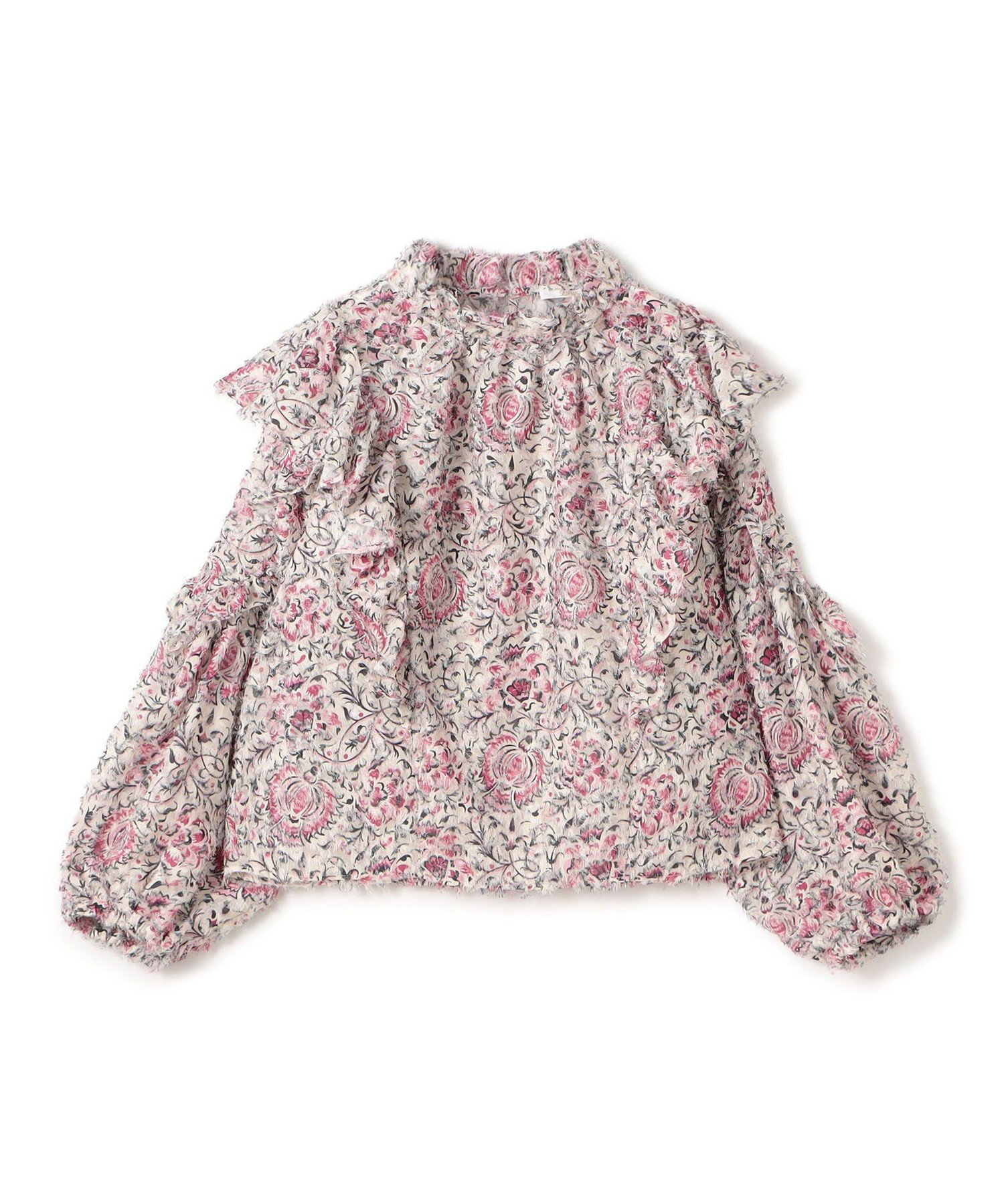 TOMORROWLAND｜ラメカットジャカード フリルブラウス | Rakuten