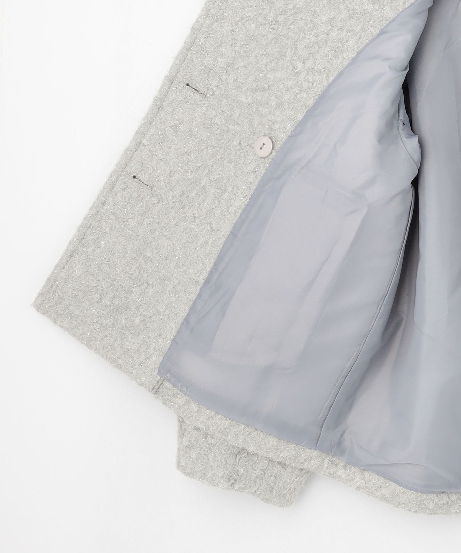 ANY SIS｜【2WAY】ブークレーシャギーラメ アウター | Rakuten Fashion