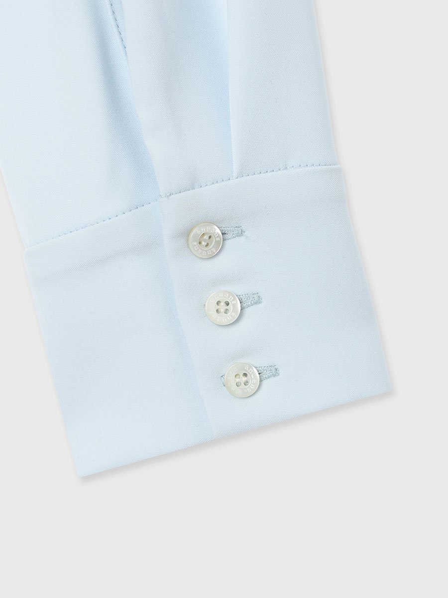 anuans｜ダブルサテンショールカラーブラウス | Rakuten Fashion(楽天