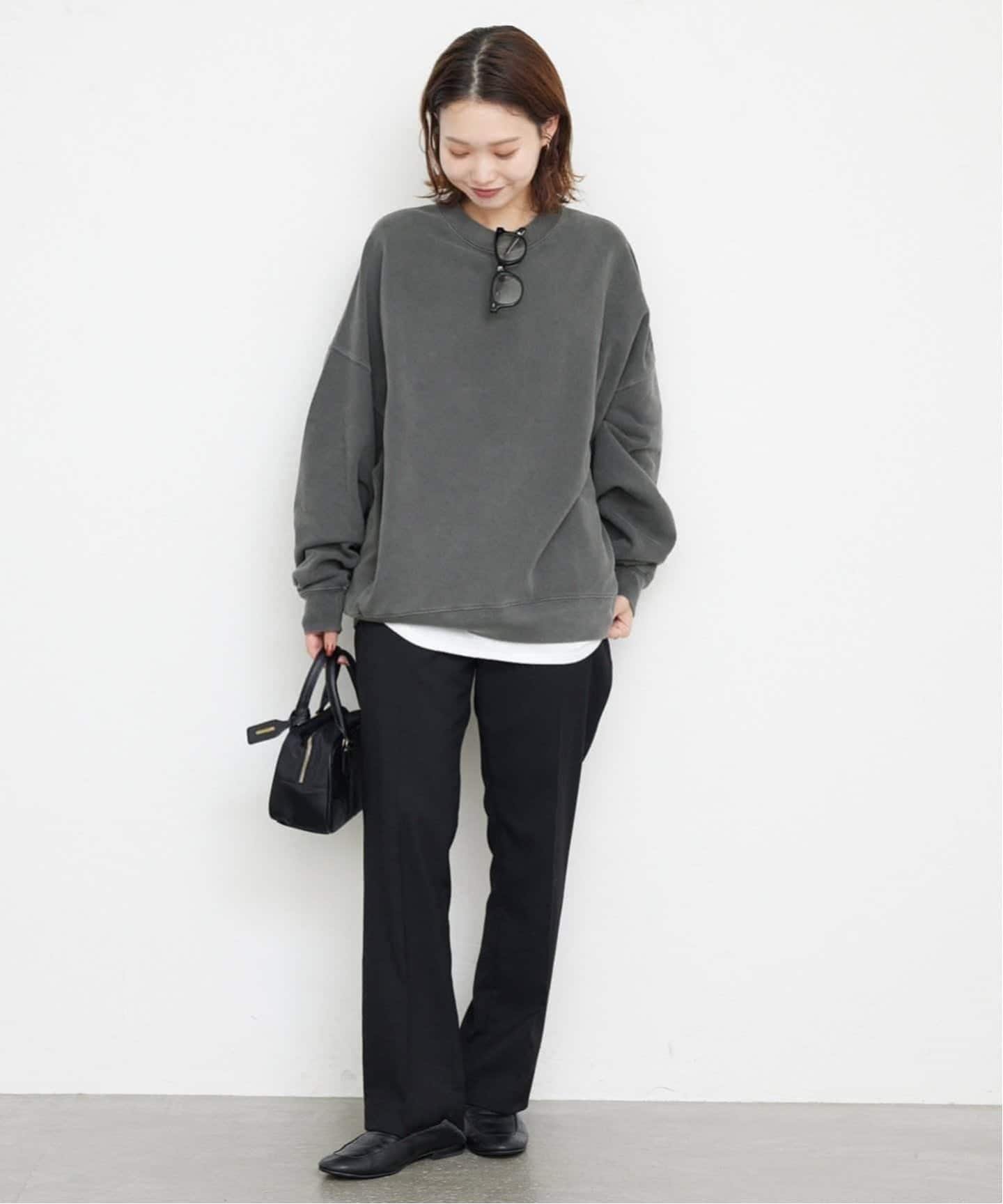 SLOBE IENA｜《WEB限定/追加2》ビックシルエットピグメント裏毛プル