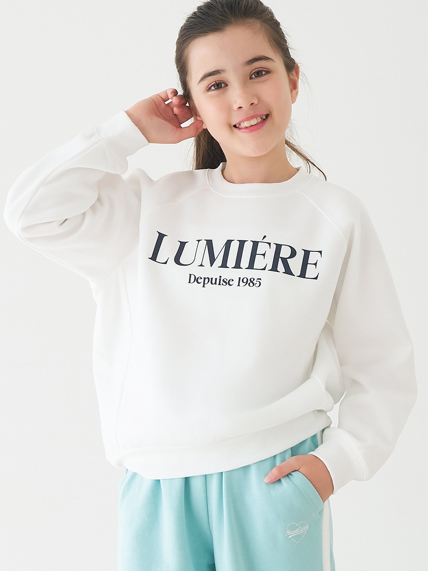 coca｜キッズ 親子お揃い裏起毛ラグランロゴスウェット | Rakuten