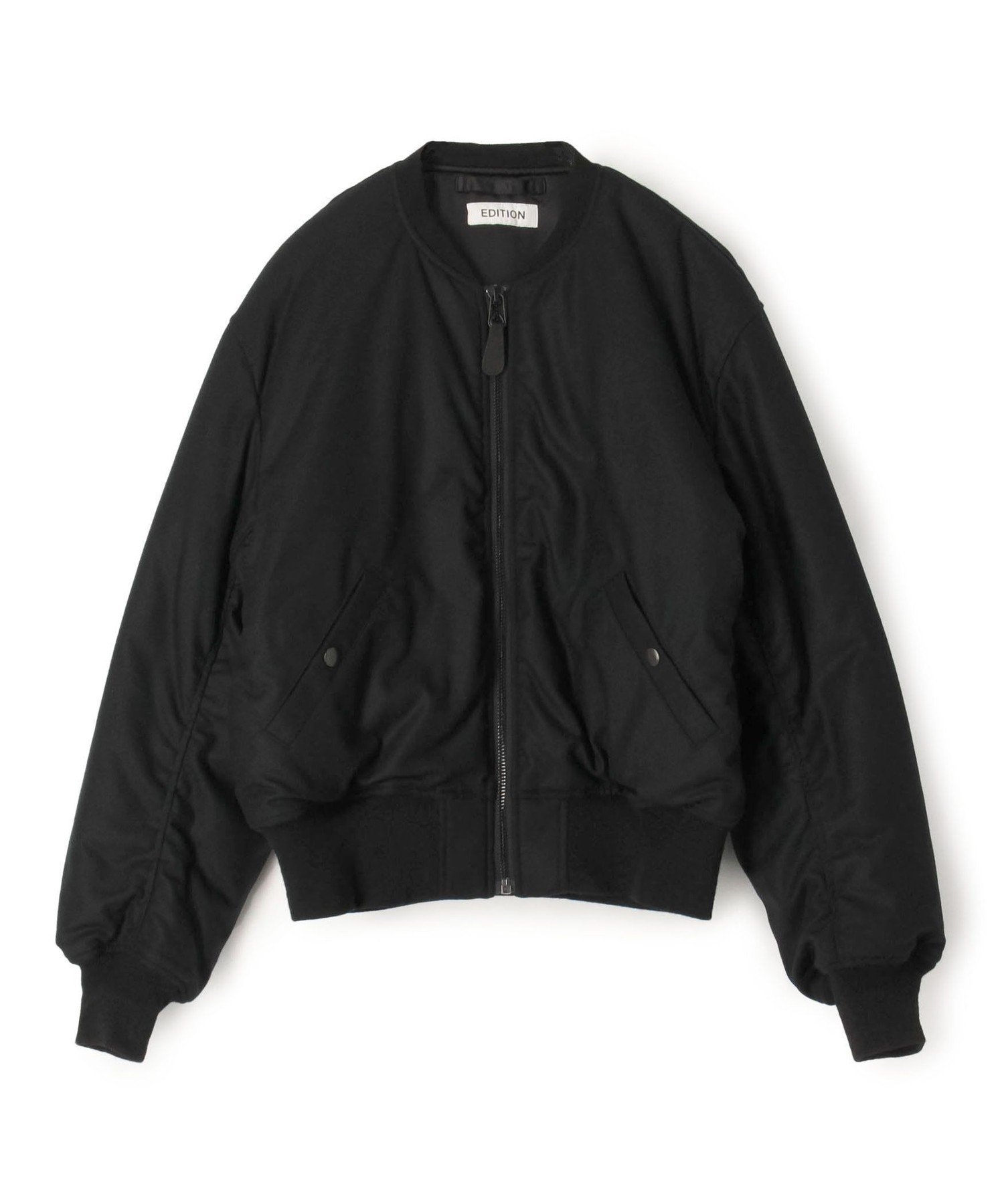 TOMORROWLAND｜Super120's カレッジフラノ MA-1ブルゾン | Rakuten