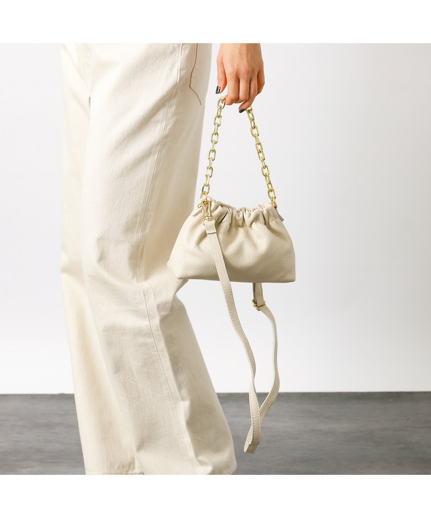 Rouge vif la cle｜【AULENTTI/オウレンティ】2WAY チェーンショルダー