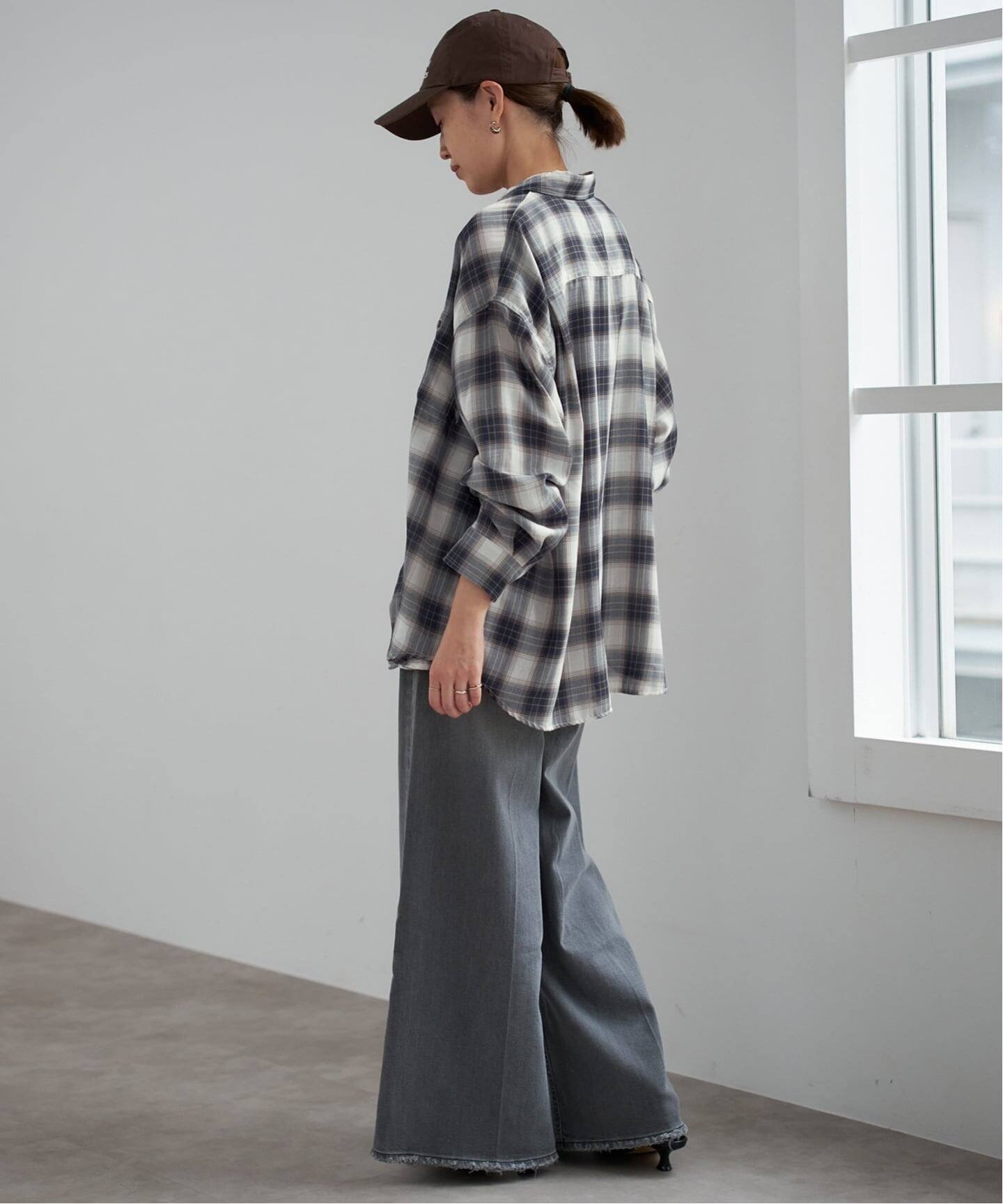 SLOBE IENA｜ビエラチェックルーズシャツ | Rakuten Fashion(楽天