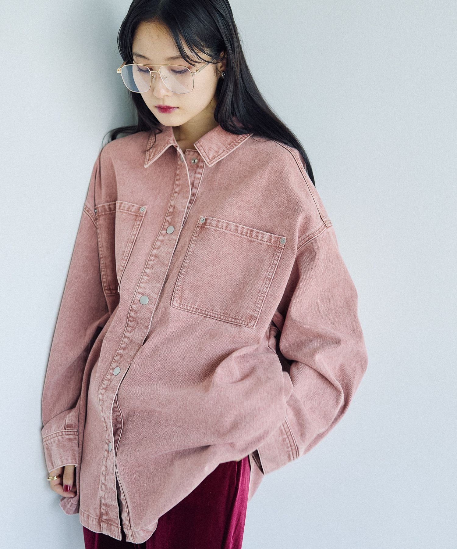 LEPSIM｜フリンジパッチ/BIGデニムシャツ | Rakuten Fashion(楽天