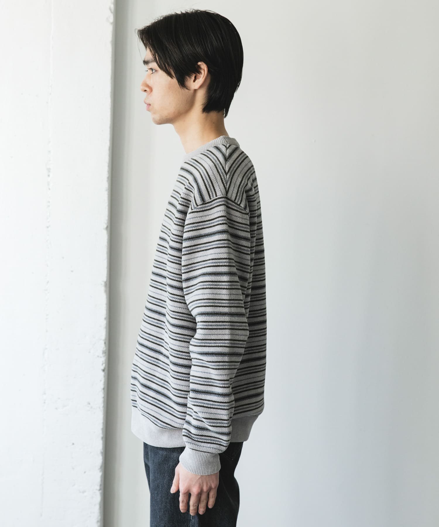 URBAN RESEARCH DOORS｜モールマルチボーダーニット | Rakuten Fashion