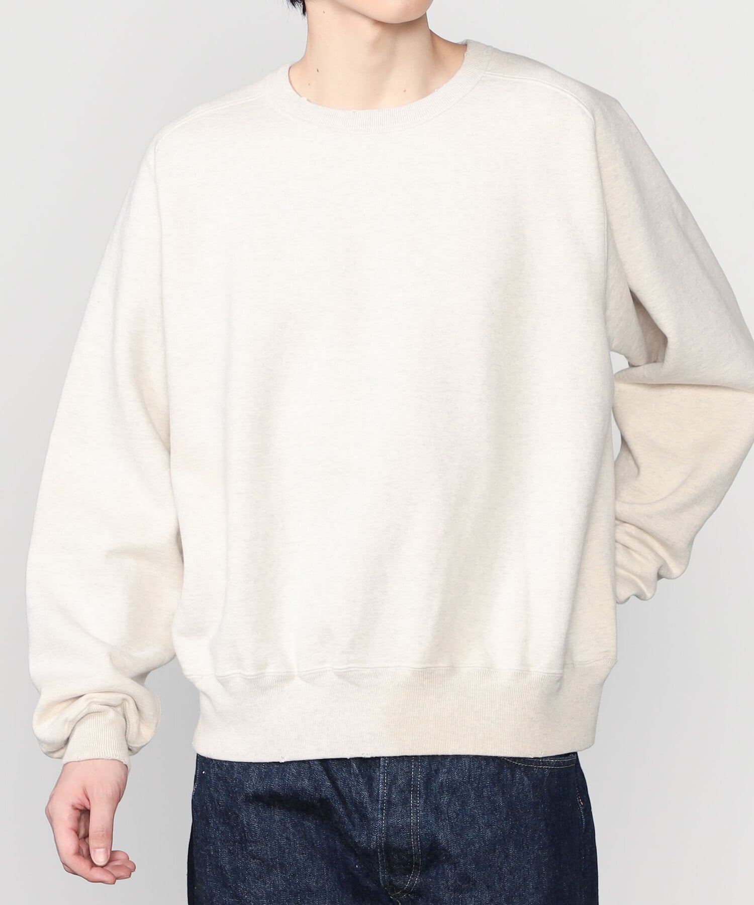 ★★キョロ坊 専用★★WHITESVILLE ダメージ クルーネックスウェット WHITESVILLE |〈別注〉ダメージ クルーネックスウェット MEN