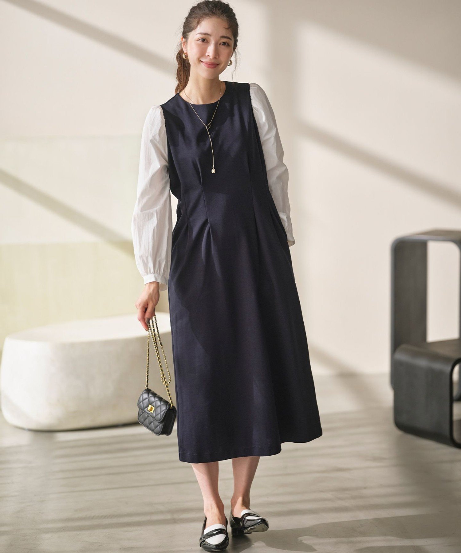 組曲｜シャツスリーブポンチ ワンピース | Rakuten Fashion(楽天