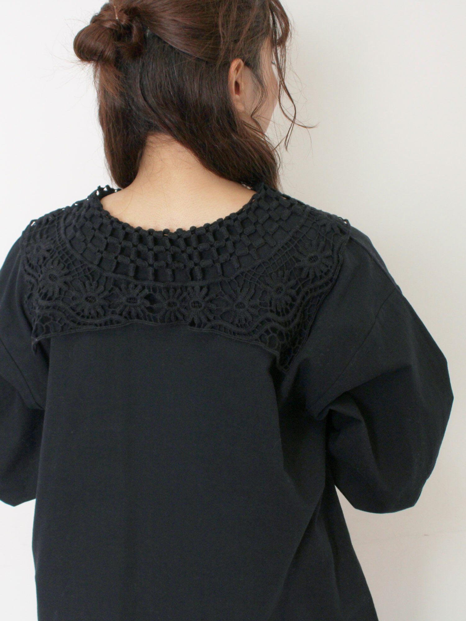 Samansa Mos2｜【WEB限定】前後2WAYレース襟ブラウス | Rakuten