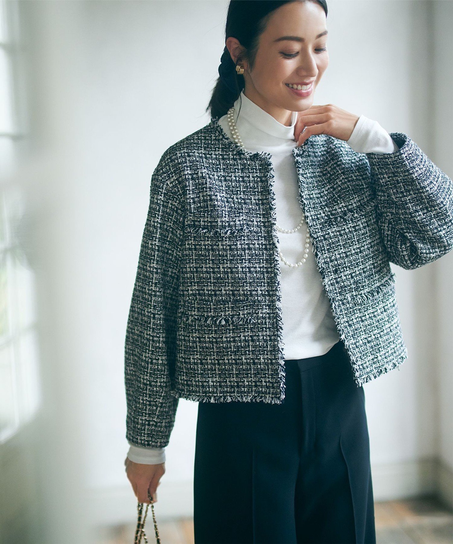 23区｜【VERYコラボ 】ファンシーツイード ジャケット | Rakuten