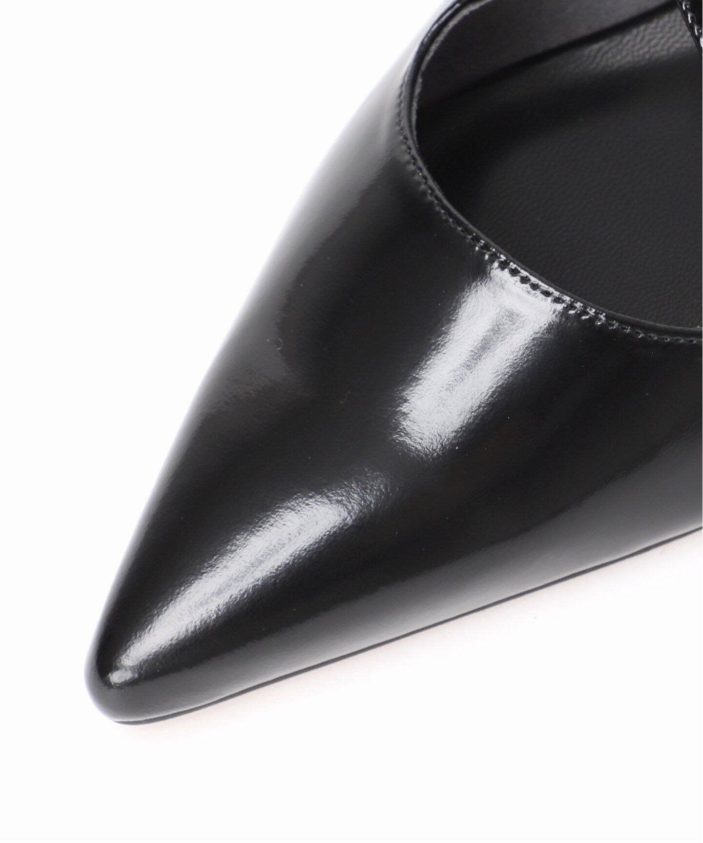 LE TALON｜GRISE4cmポインテッドクロスストラップスリングバック