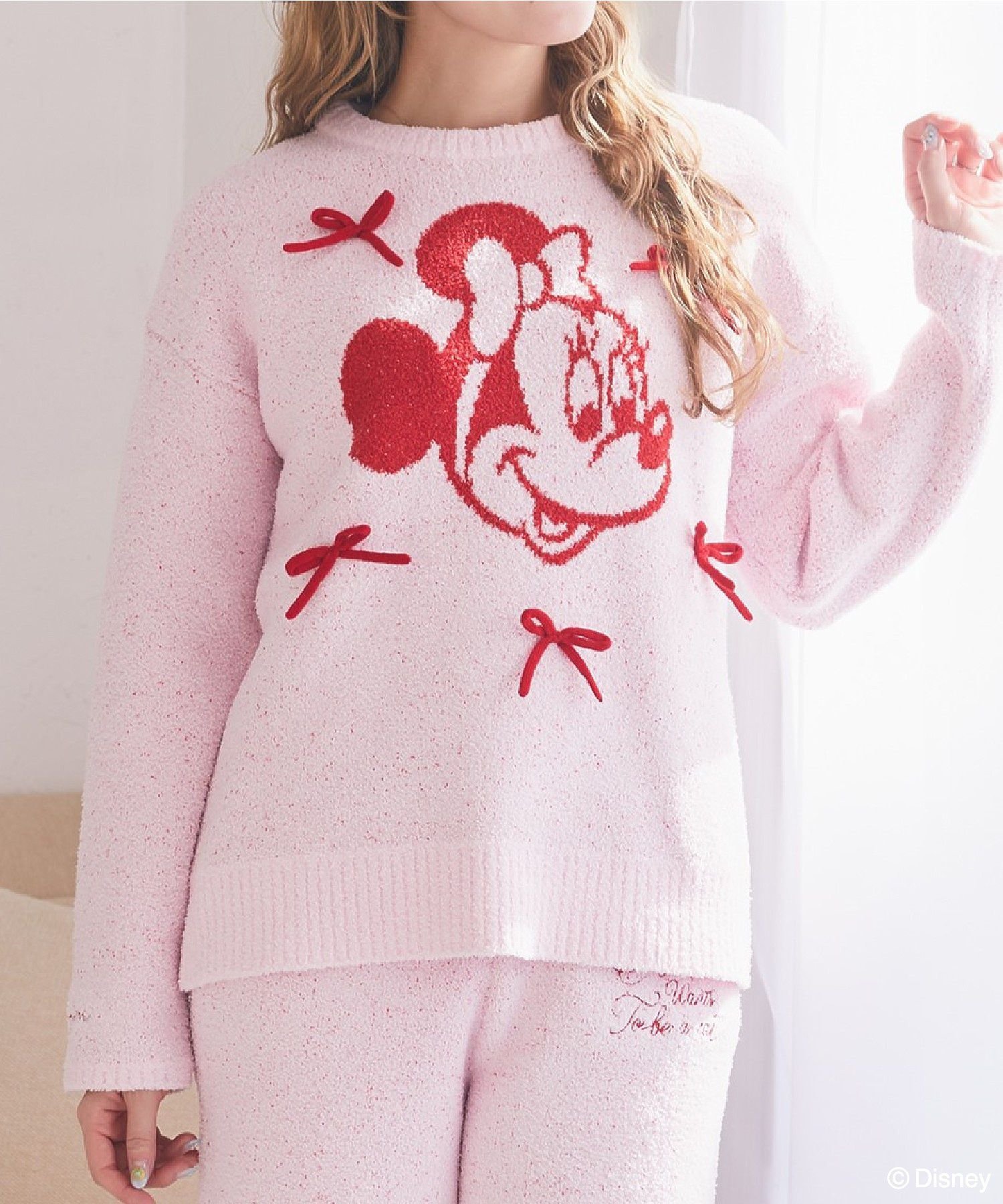 Areeam｜ミッキー/ミニー/リボンニットプルオーバー | Rakuten Fashion