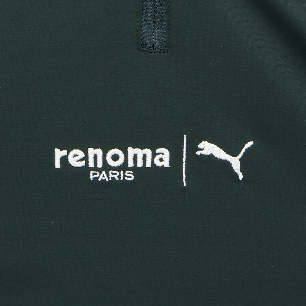 PUMA｜メンズ ゴルフ PUMA x renoma golf バックプリント 1/4ジップ