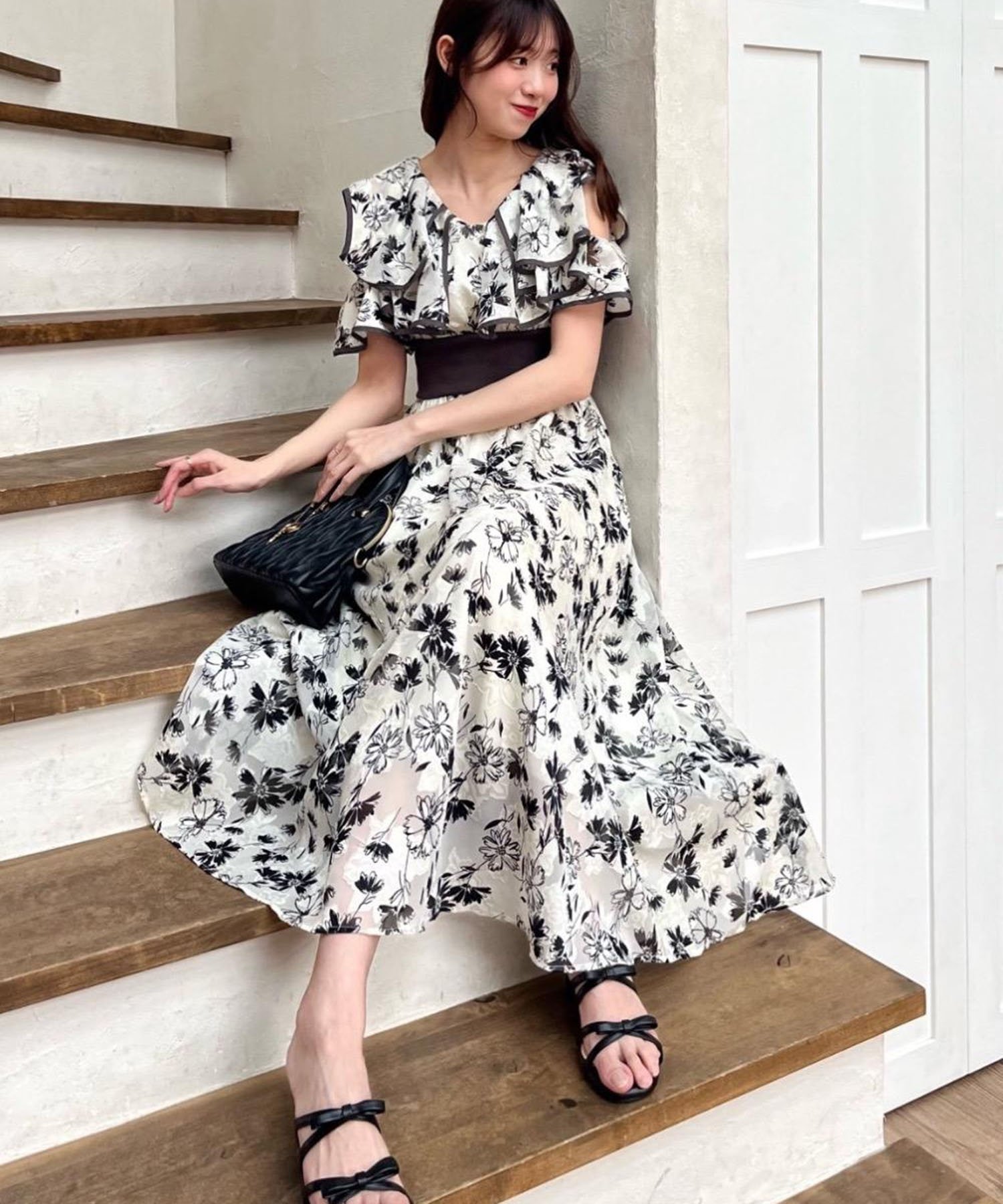 MAJESTIC LEGON｜ダブルカラーコルセットワンピース | Rakuten Fashion