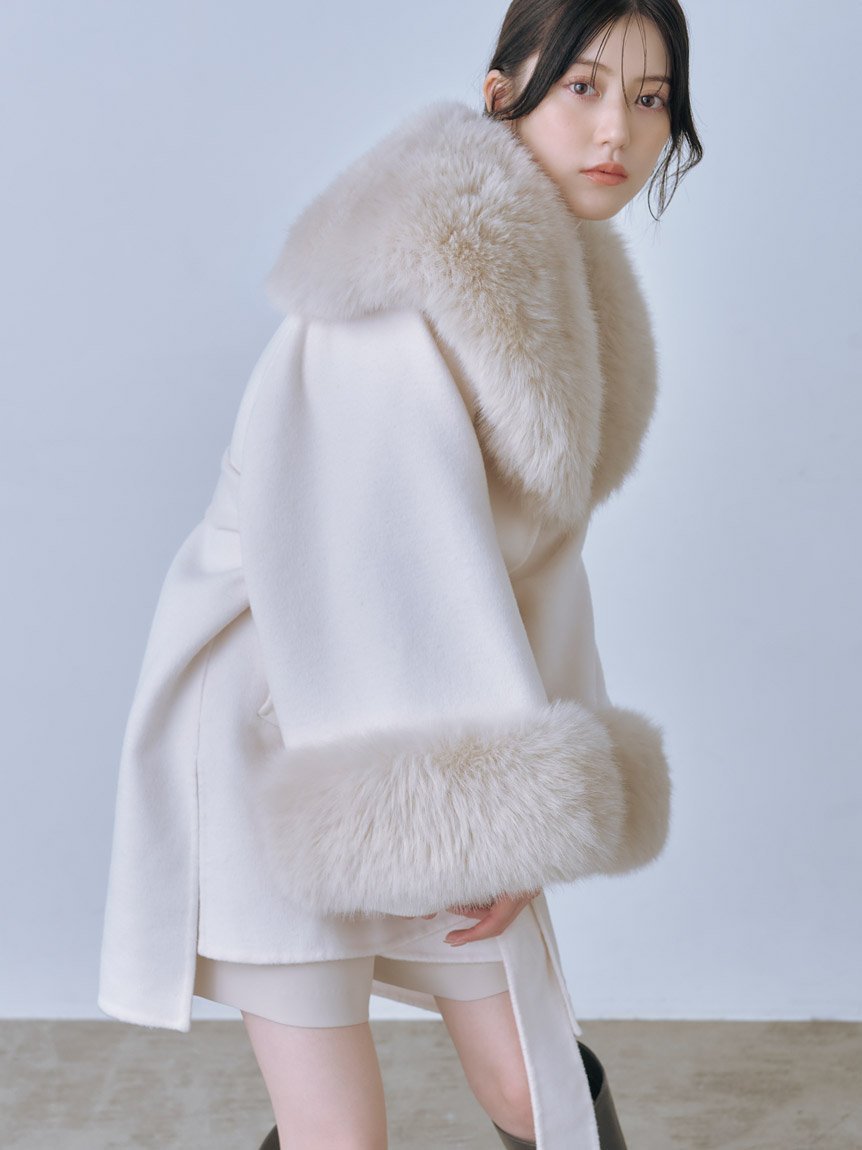 SNIDEL｜ファーケープコート | Rakuten Fashion(楽天ファッション／旧