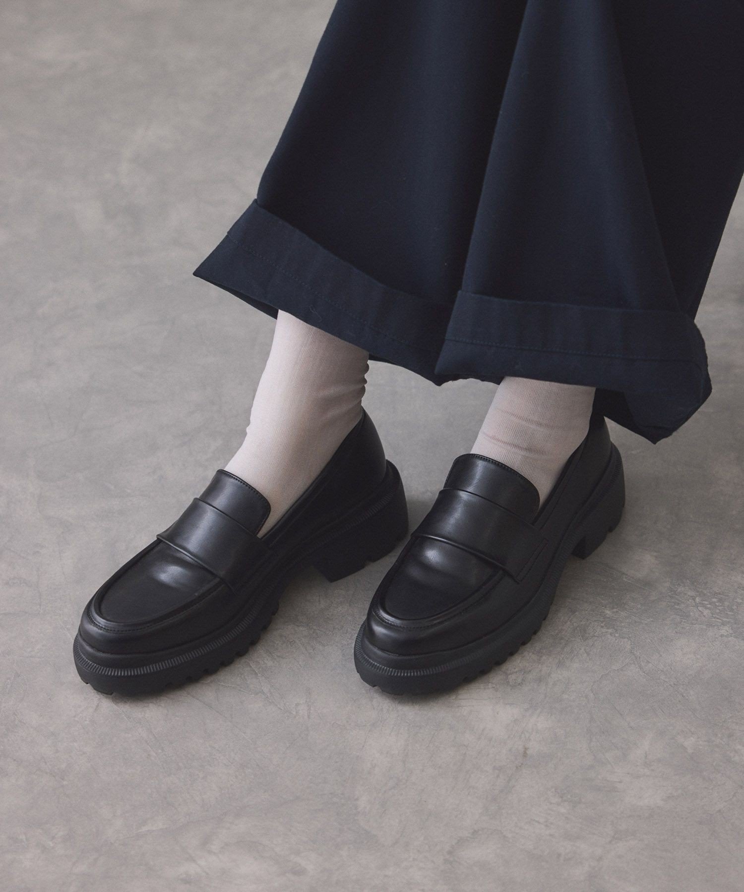 ADAM ET ROPE'｜晴雨兼用ベーシックローファー/撥水 | Rakuten Fashion