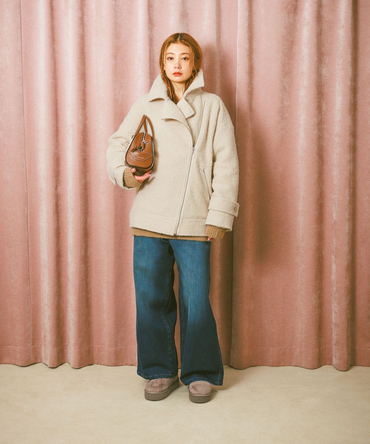 BAYFLOW｜ウーリーライダースコート | Rakuten Fashion(楽天