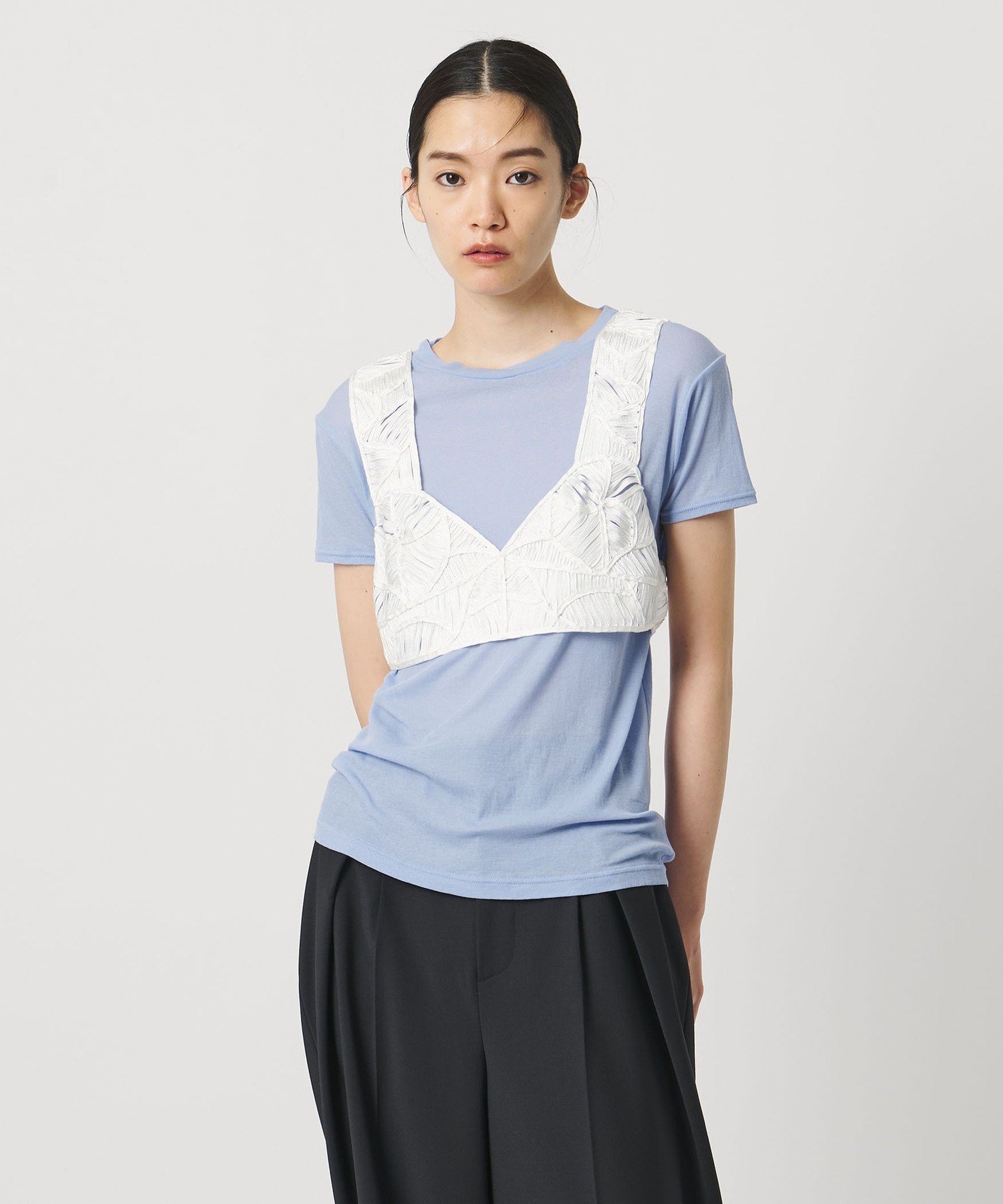 AEWEN MATOPH シャーリングキャミソール AEWEN MATOPH＞テープ シャーリング キャミソール