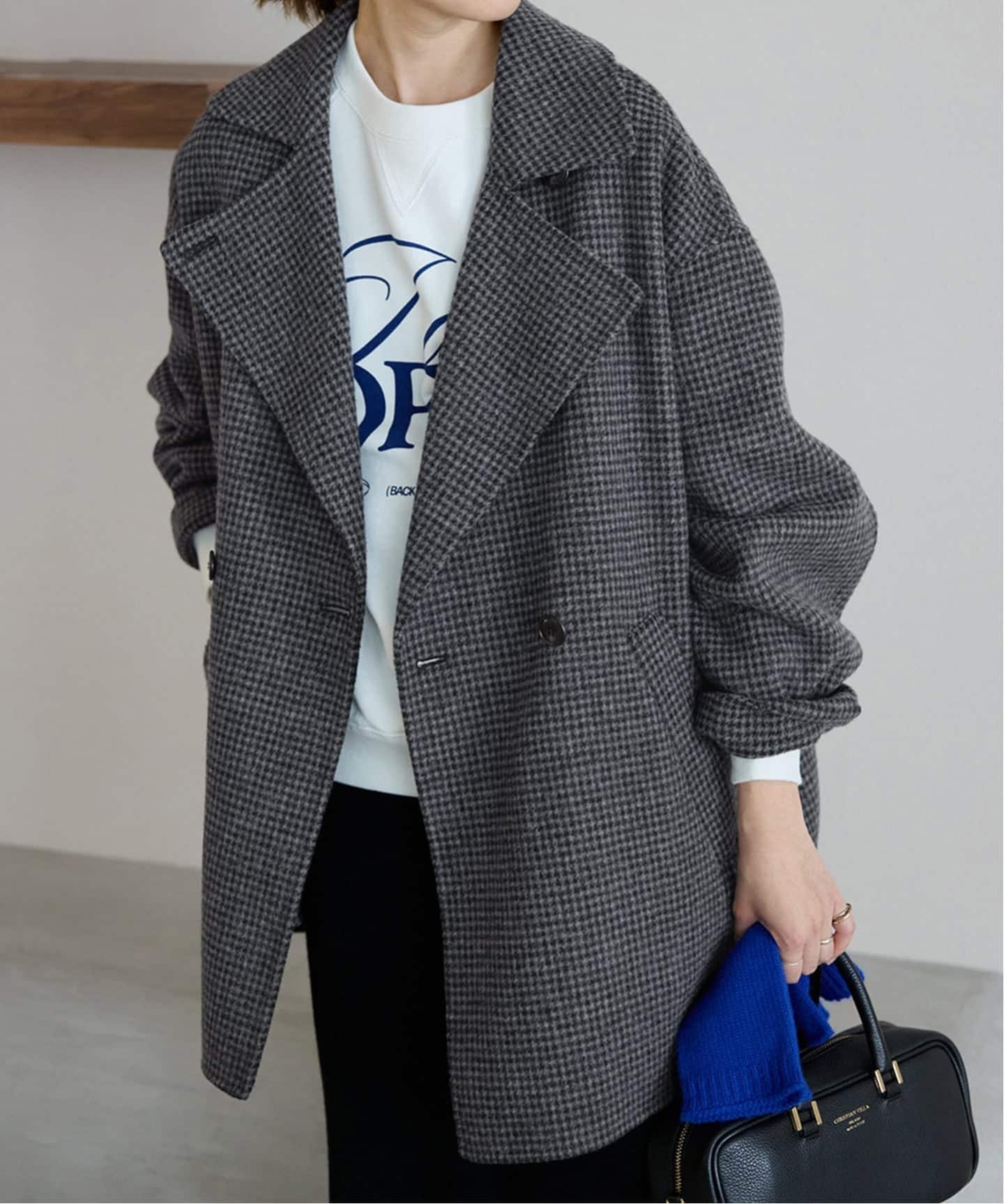 SLOBE IENA｜souple wool ダブルフェイスミドルコート | Rakuten