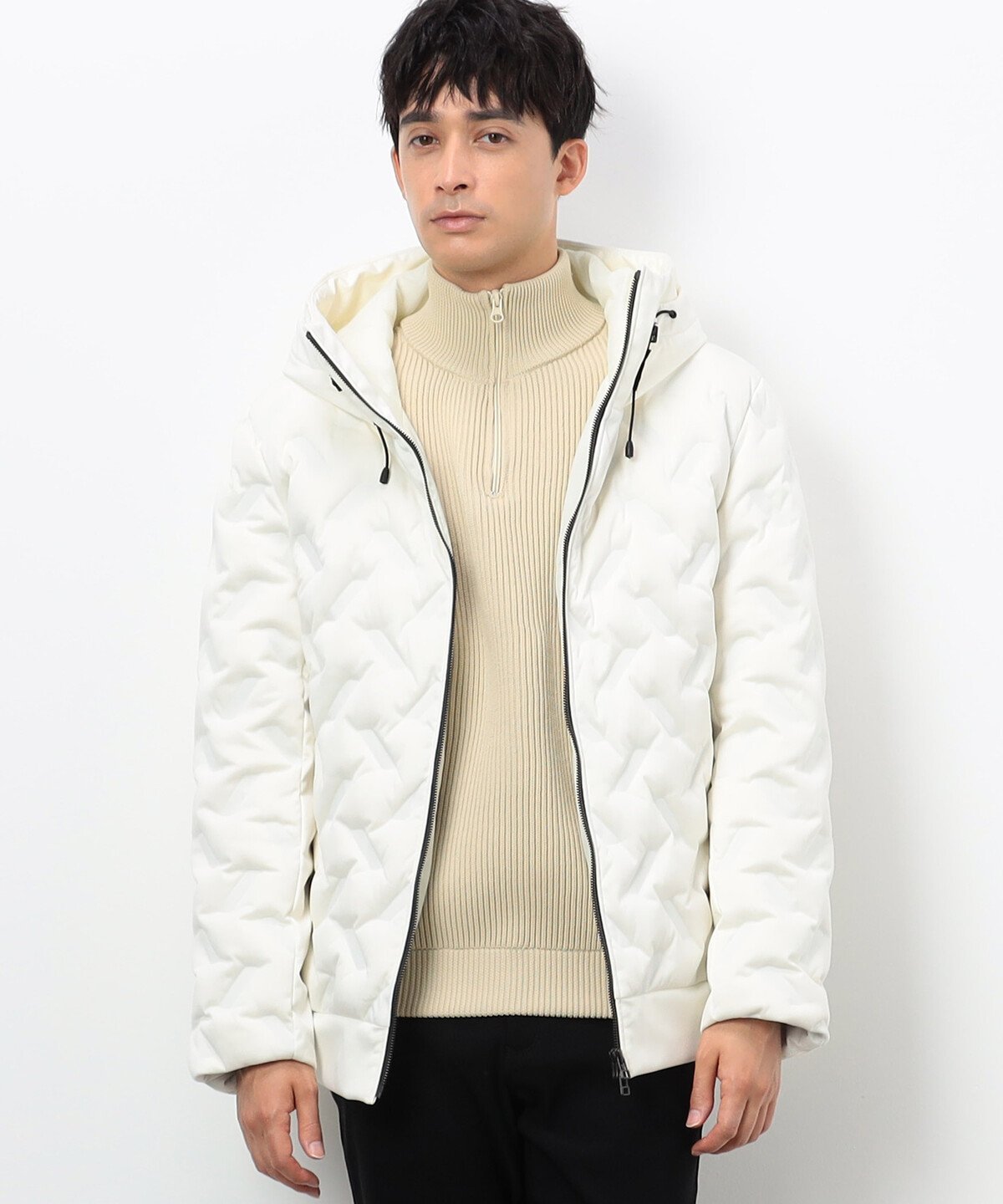 COMME CA ISM｜シームレスダウン フード ブルゾン | Rakuten Fashion