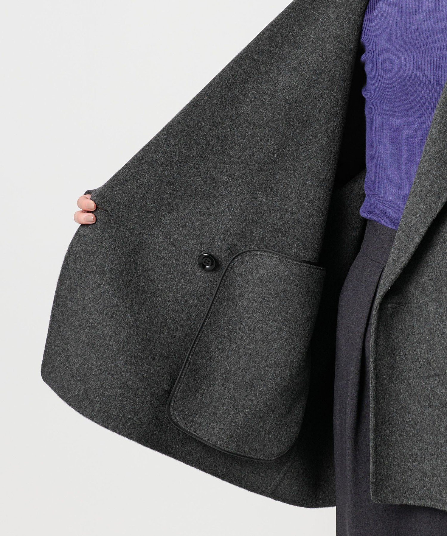 ＜MARW UNITED ARROWS＞リバー ミドル丈 コート UNITED ARROWS｜<MARW UNITED ARROWS>リバー ミドル丈 コート