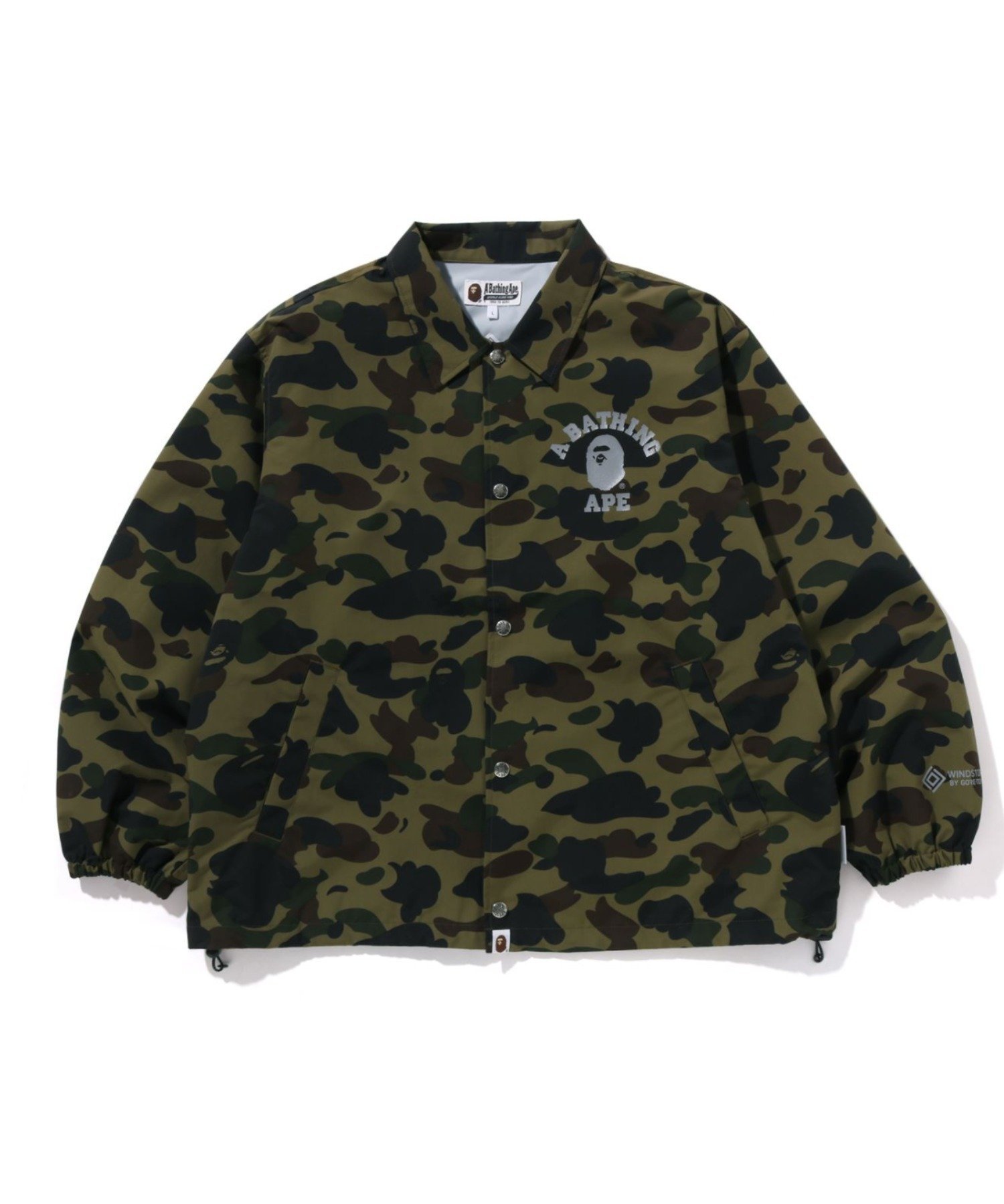 A BATHING APE｜GORE-TEX WIND STOPPER 1ST CAMO RELAXED COACH JACKET
