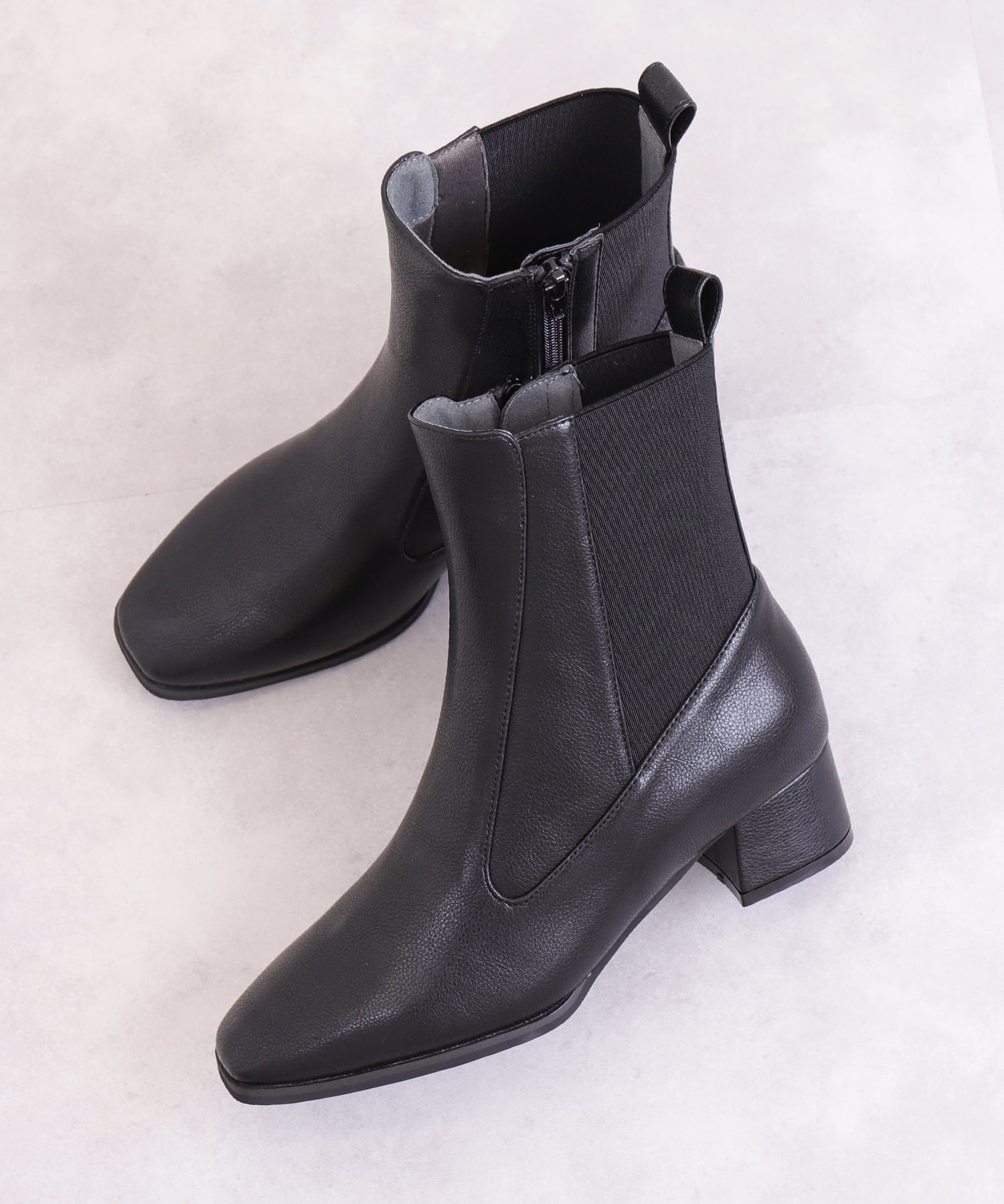 artemis by DIANA｜スクエアトゥ サイドゴアショートブーツ | Rakuten