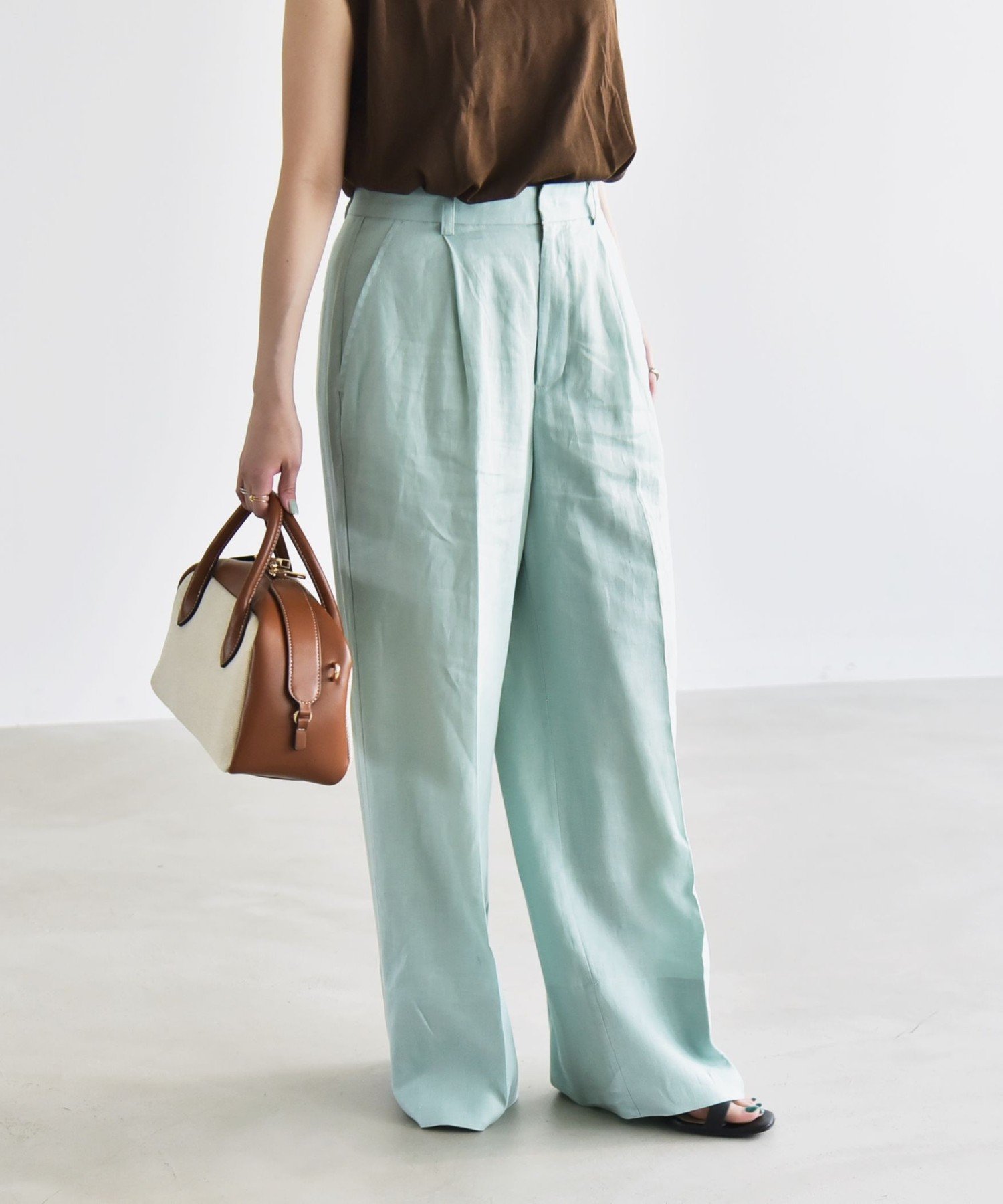 値下げ　Ka na ta ヘンプリネン　ズボン 上質なリネンパンツ 》COBBLER PANT - HEMP STRIPE – ナイジェル