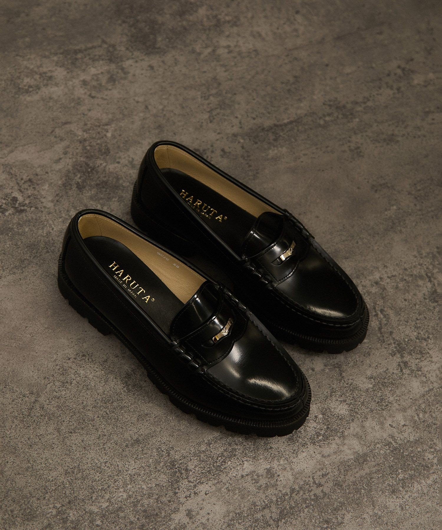 SALON adam et rope'｜【HARUTA(ハルタ) for SALON】別注ガラスレザー