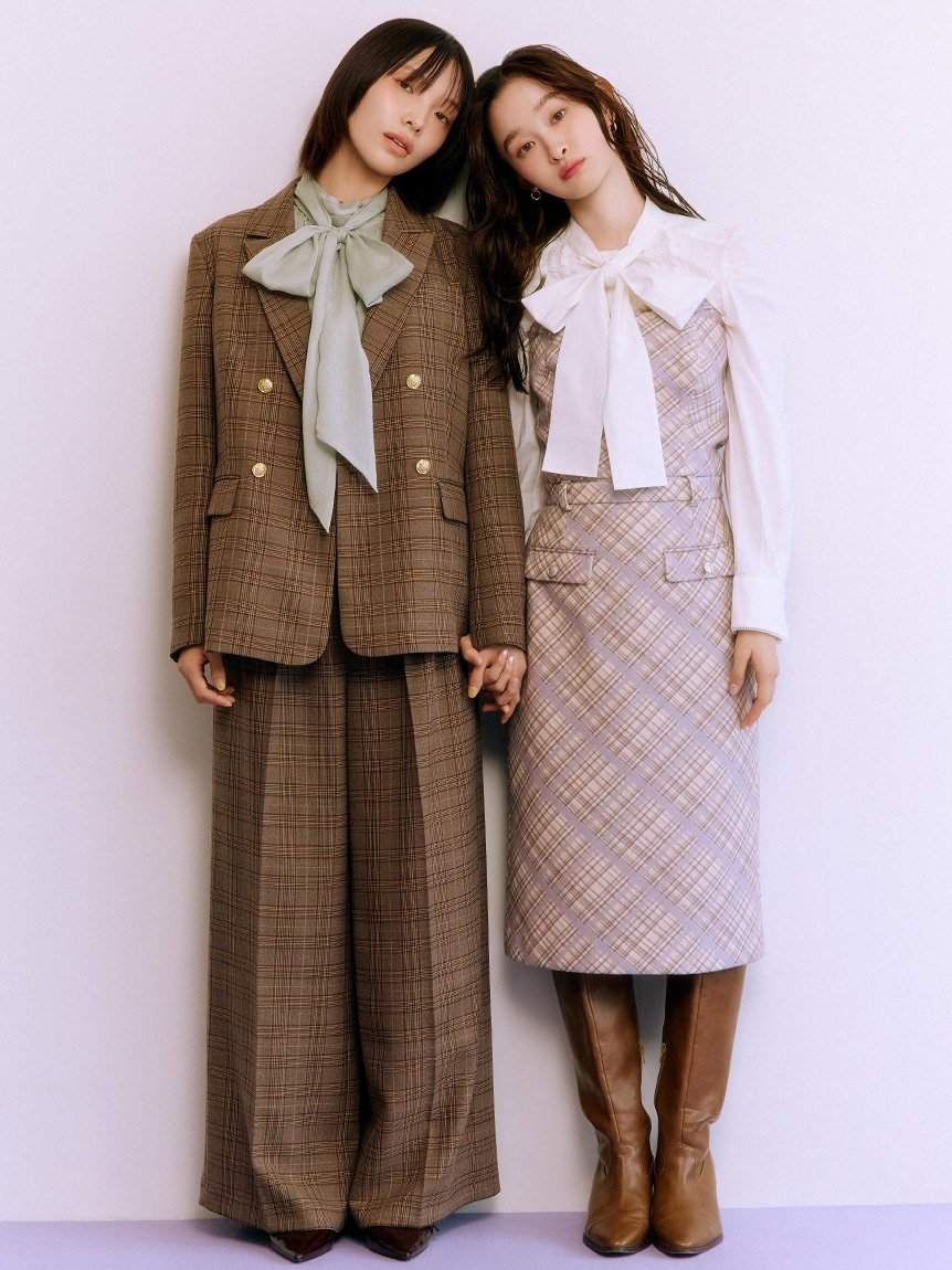 LILY BROWN｜ボウタイフリルレースブラウス | Rakuten Fashion(楽天