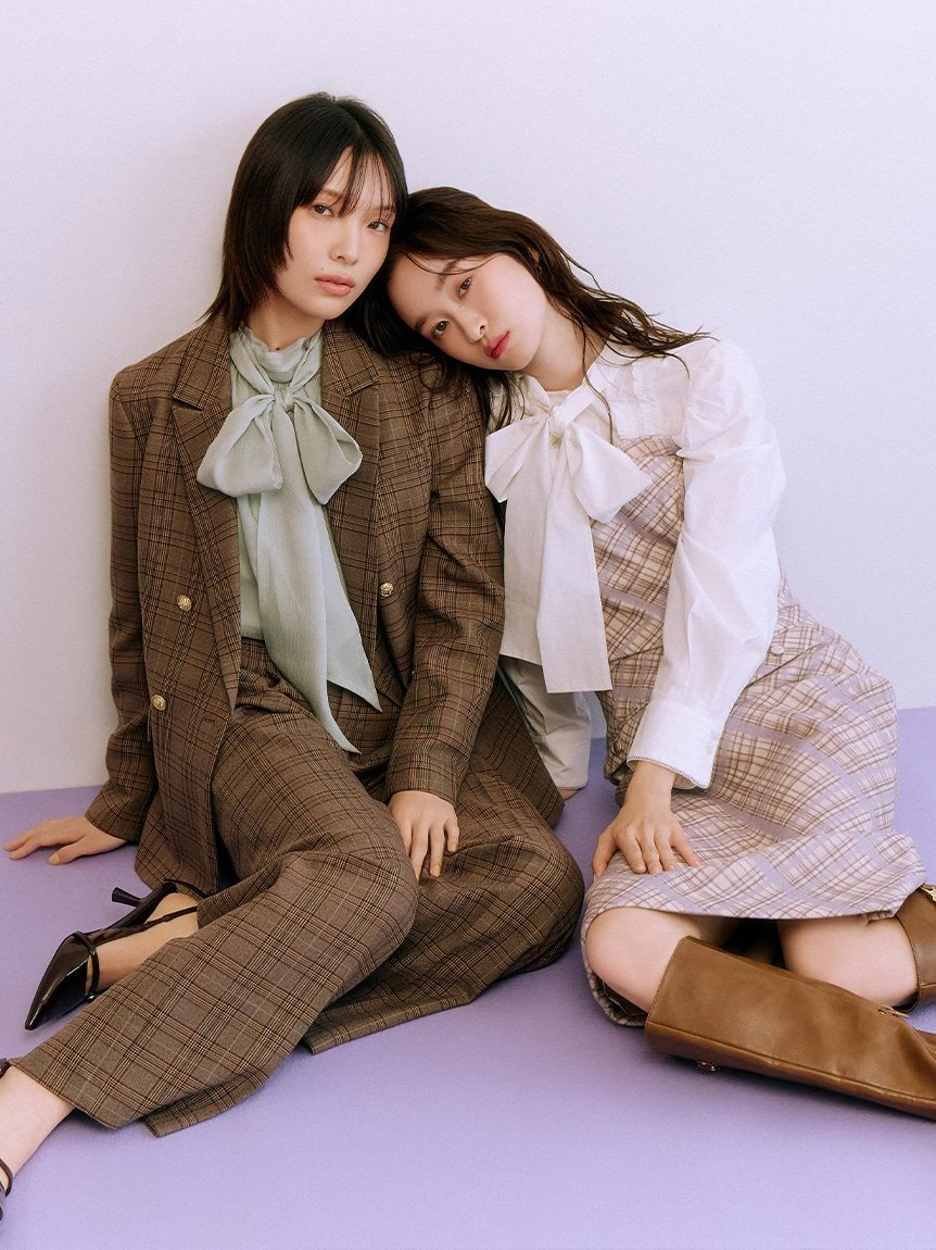 LILY BROWN｜ボウタイフリルレースブラウス | Rakuten Fashion(楽天