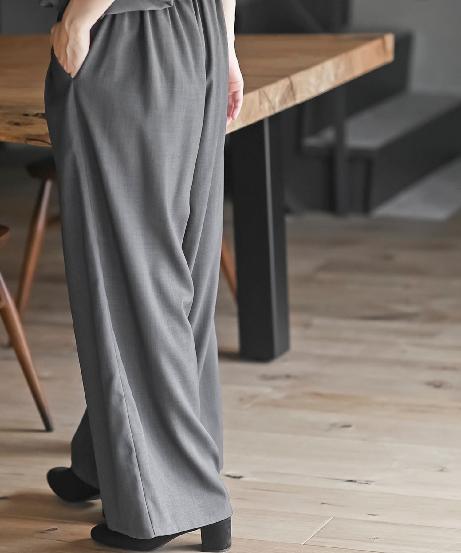 rps｜バルーンTOPS*タックパンツセットアップ | Rakuten Fashion(楽天