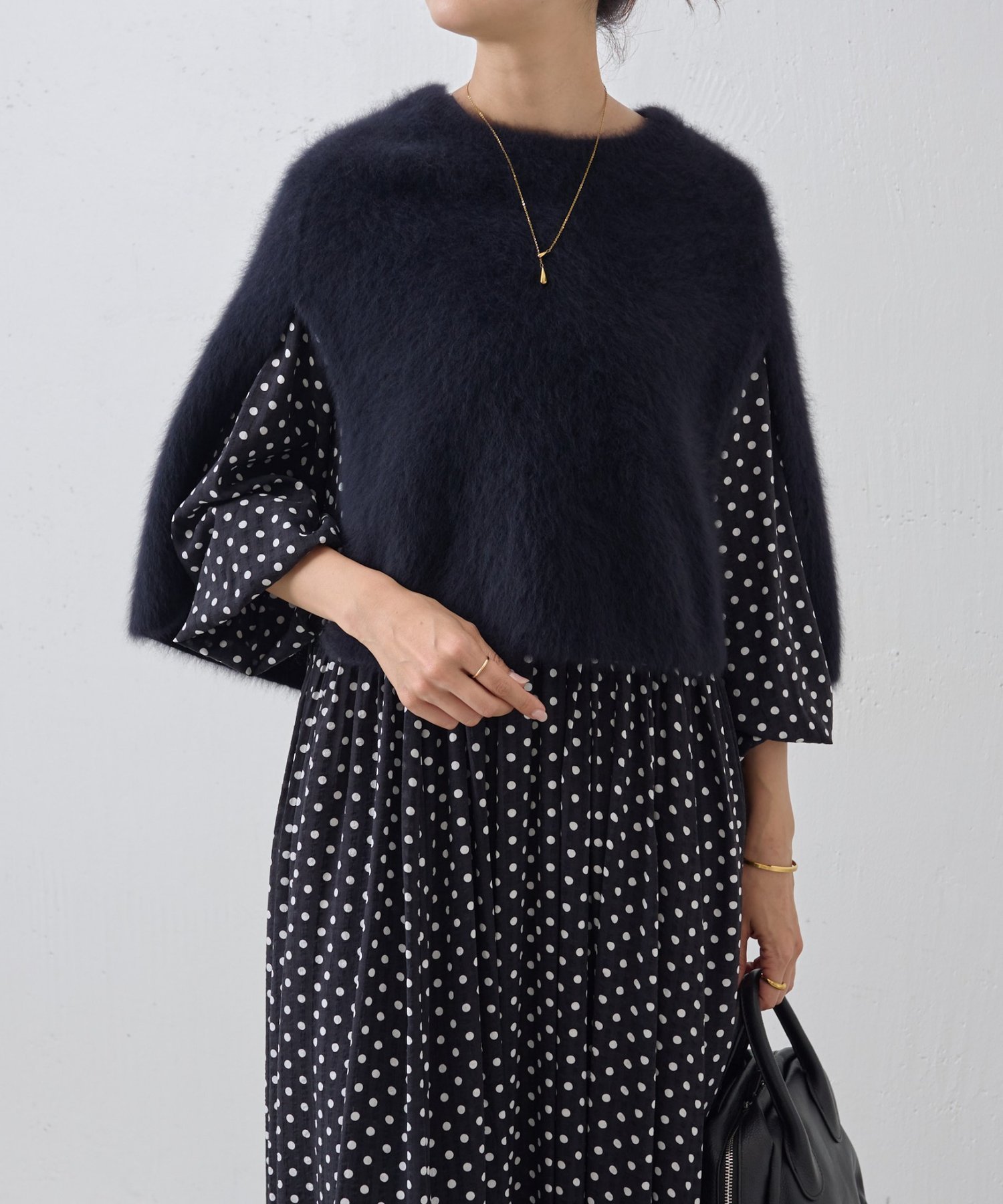 BEARDSLEY｜ファーニットポンチョ | Rakuten Fashion(楽天ファッション