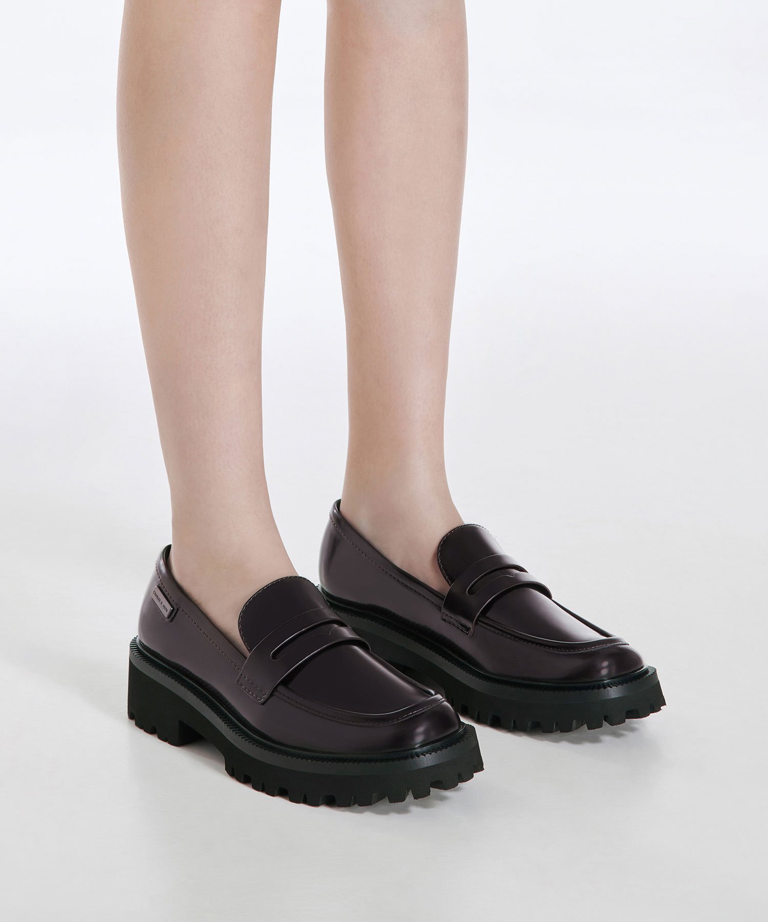 CHARLES & KEITH｜カバードリッジソール ローファー | Rakuten Fashion