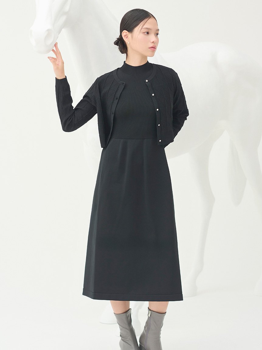 CELFORD｜ビジュー&リボンクリップ付きストレッチブーツ | Rakuten