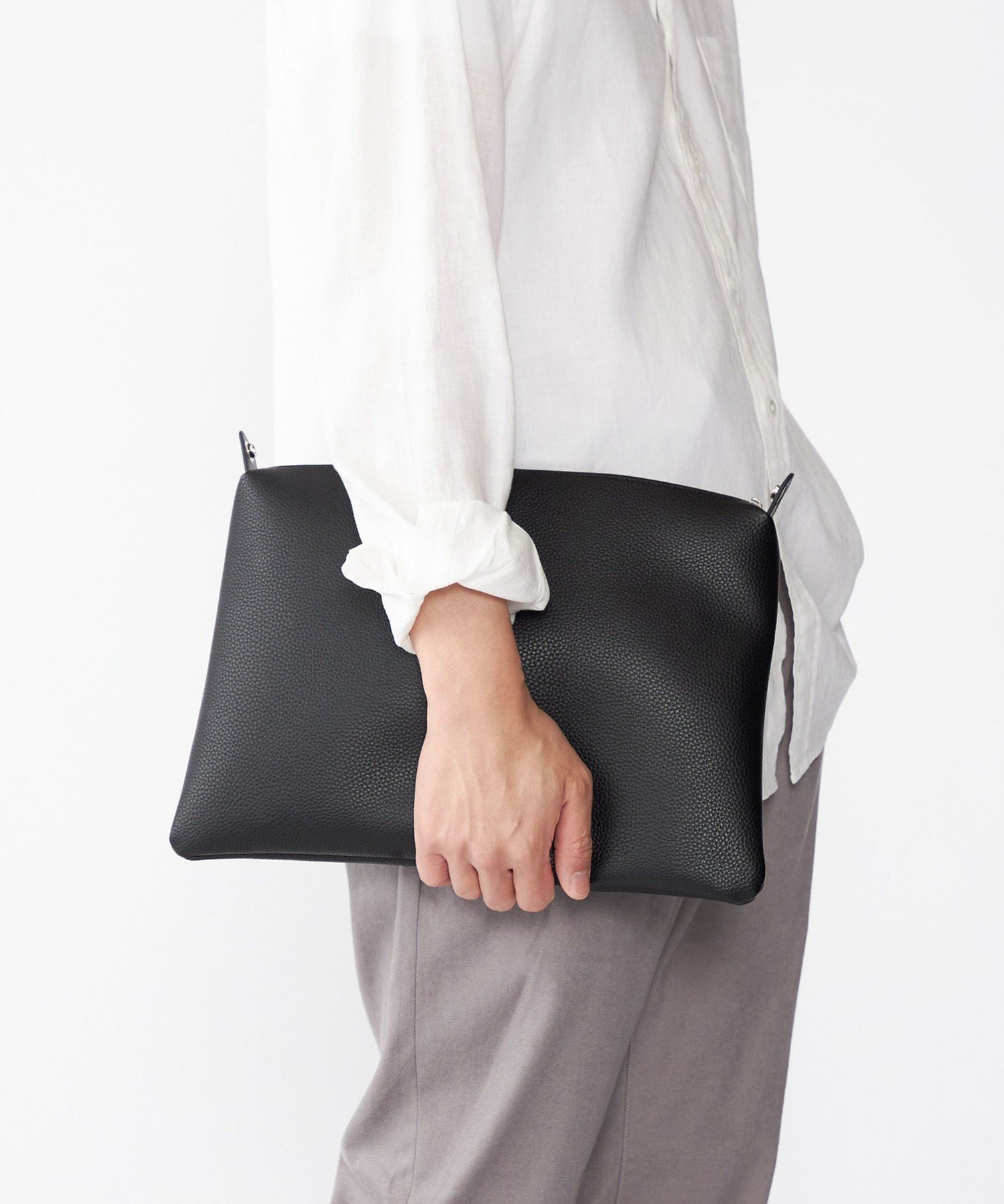 SHIPS｜【WEB限定】SHIPS: 合成皮革 ヴァーティカル ビズ トート