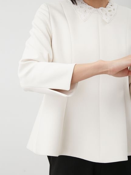 Mila Owen｜【セットアイテム】2wayレースカラーペプラムSET UP