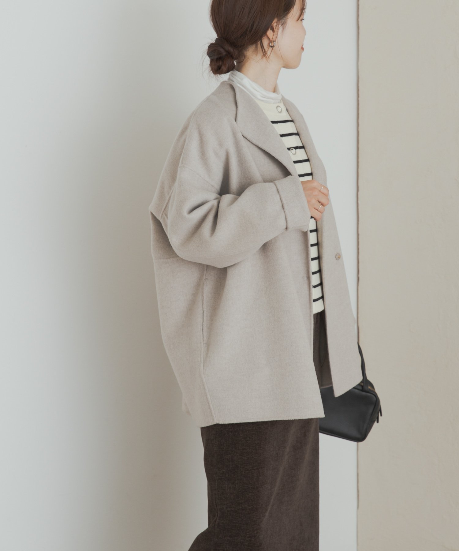 URBAN RESEARCH DOORS｜ウールリバーミドルガウンコート | Rakuten