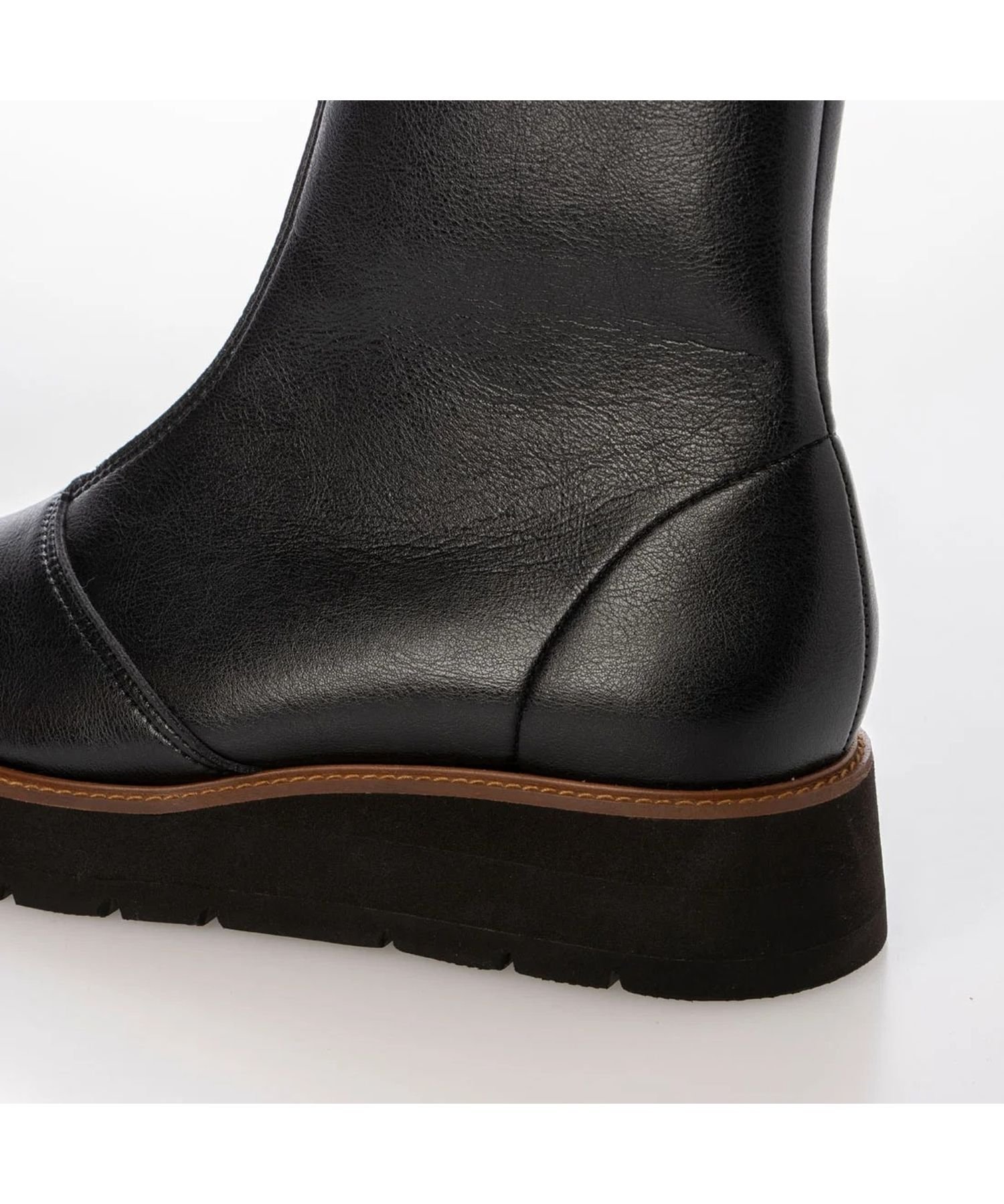 Mode et Jacomo×ing｜厚底フロントジッパーブーツ | Rakuten Fashion