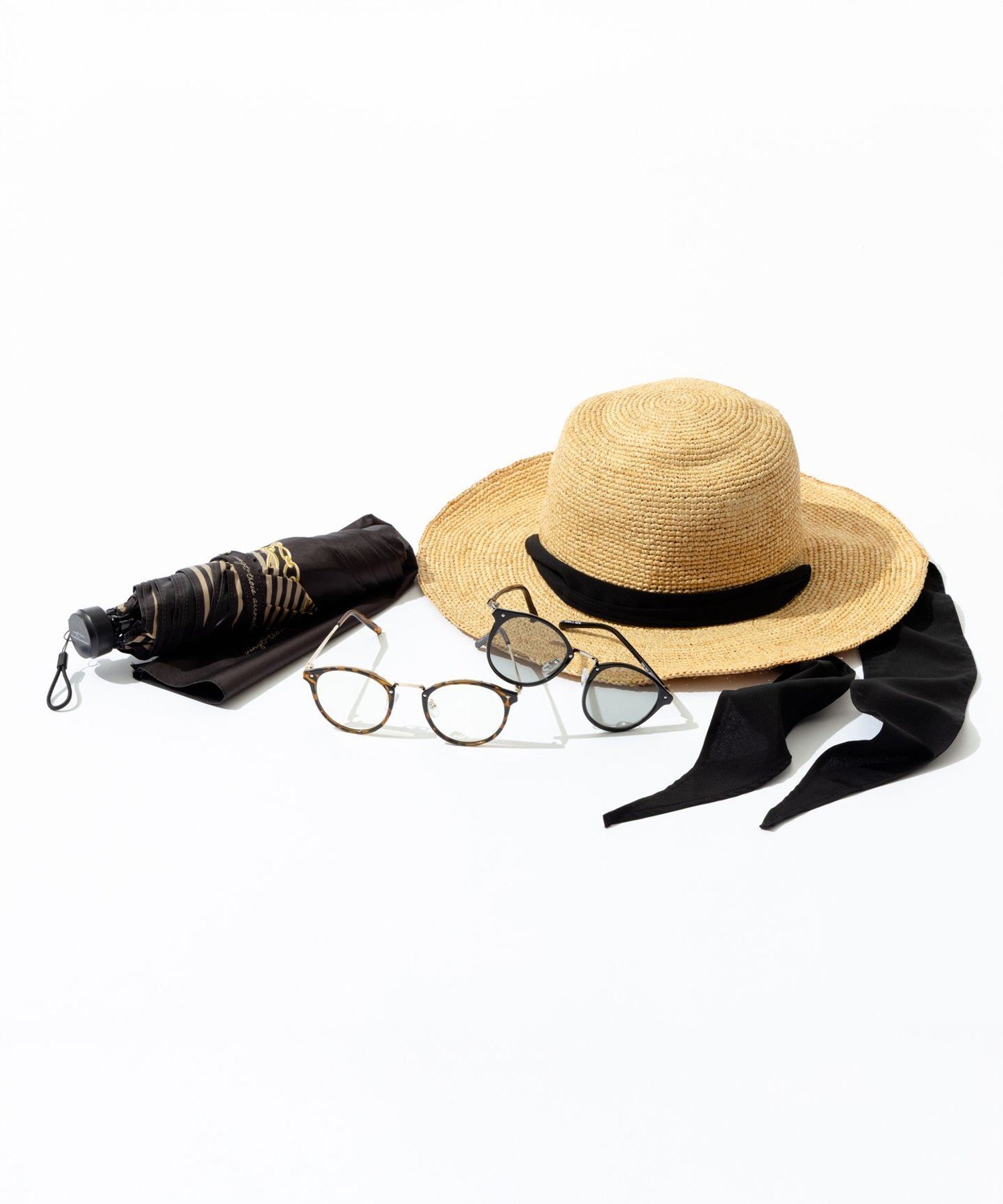 23区｜【Oggi8月号掲載/UVケア】ラフィア リボン ハット | Rakuten