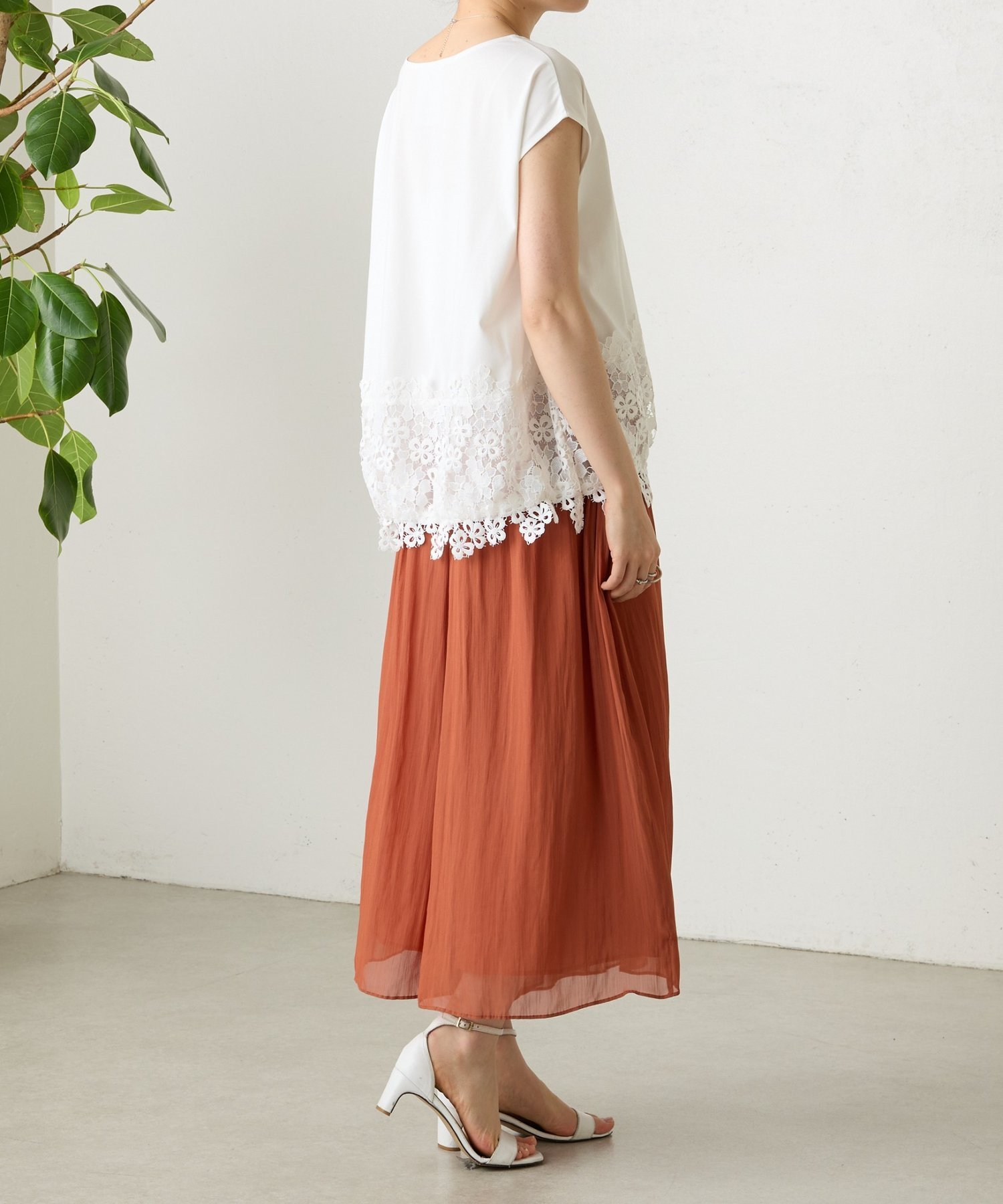 BEARDSLEY｜NEWシワシフォンギャザーパンツ | Rakuten Fashion(楽天