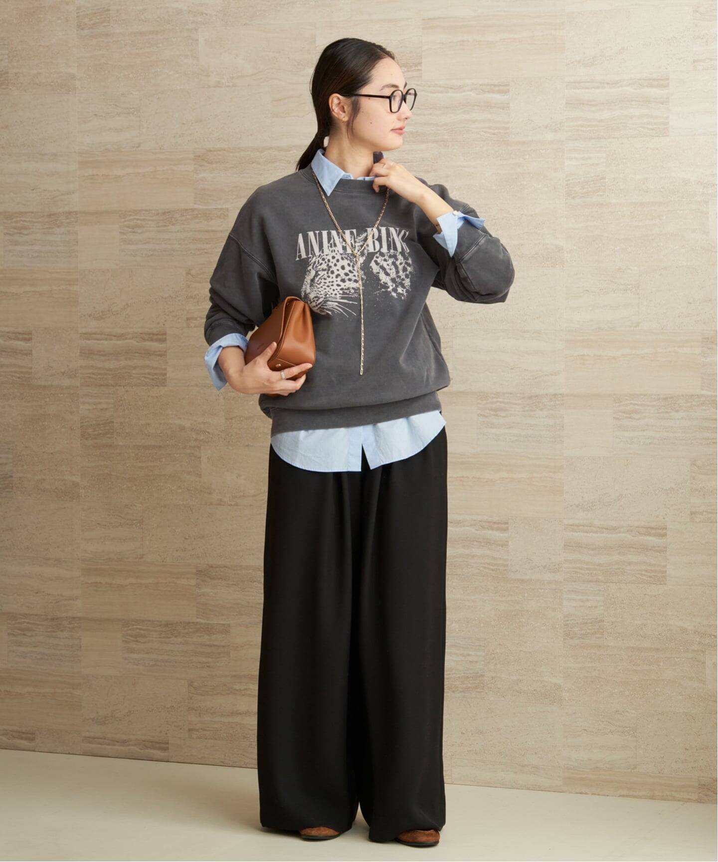 plage｜ANINE BING / アニービン SPENCER SWEATSHIRT LEOPARD