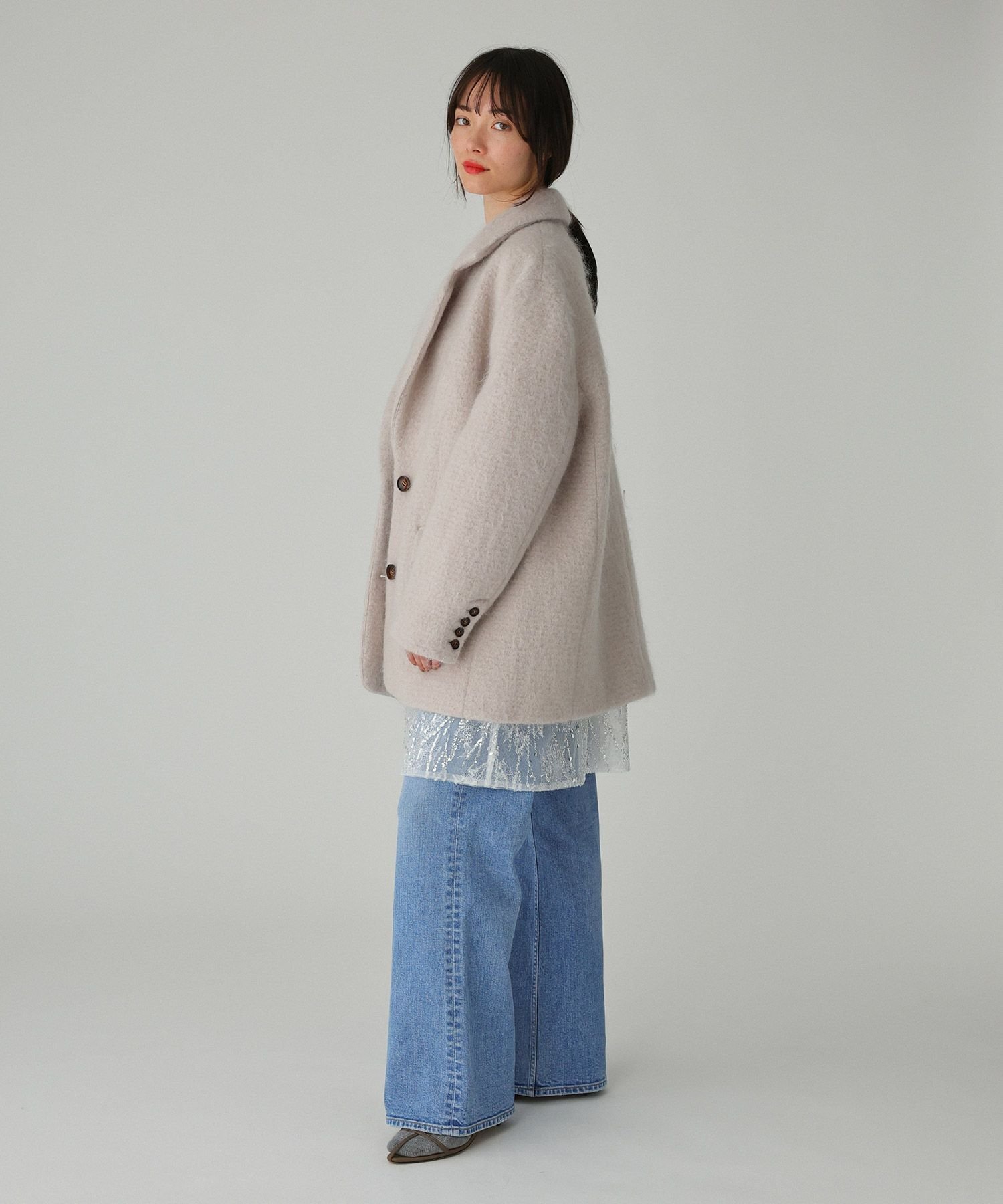 BABYLONE｜シャギージャケット | Rakuten Fashion(楽天ファッション