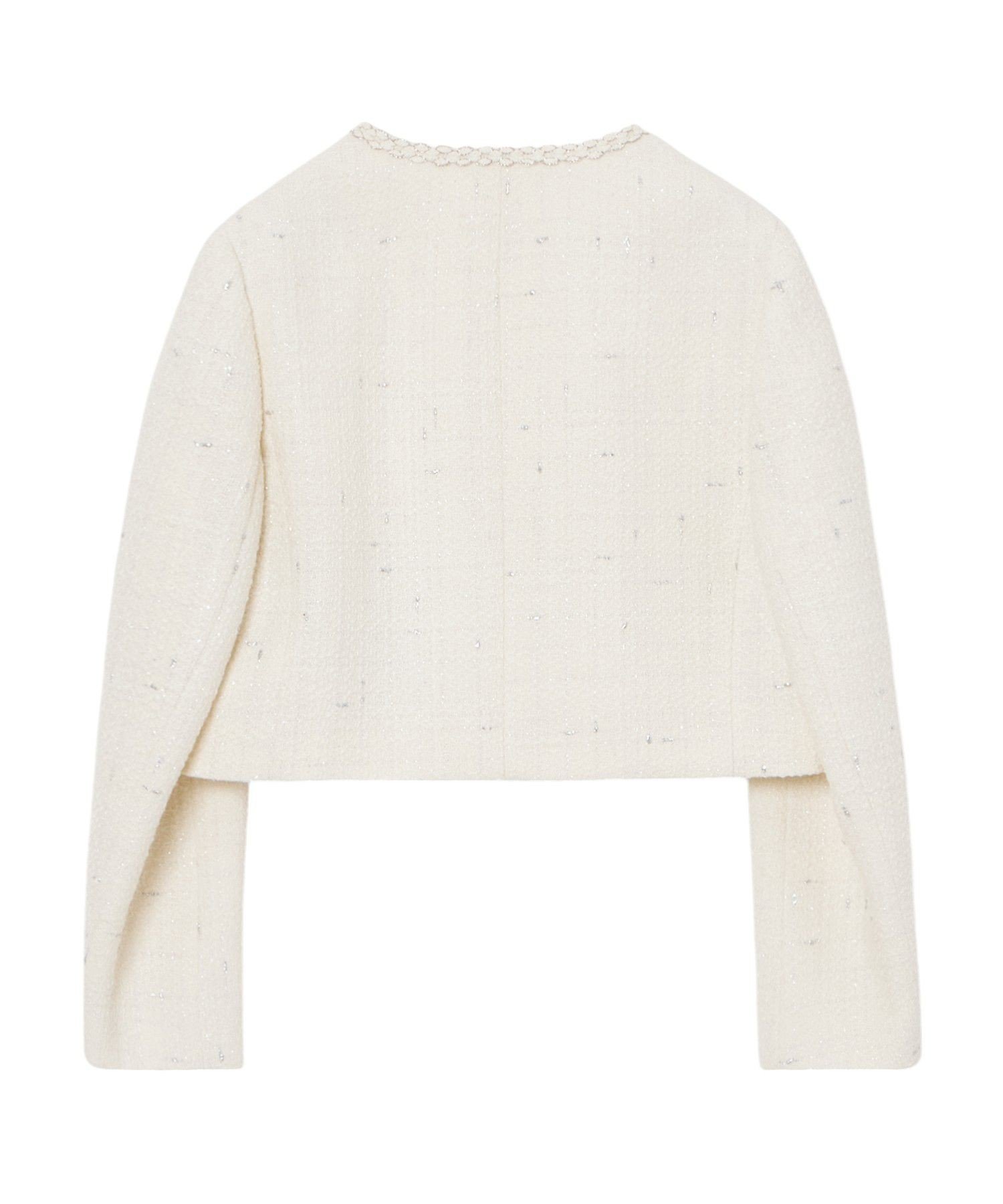 ANAYI｜【セットアップ対応商品】ラメスラブツイードショート