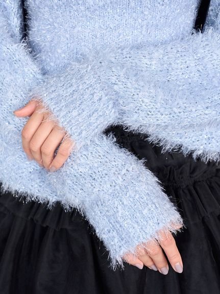 SNIDEL｜ラメニットアンサンブルプルオーバー【カンヘウォン着用