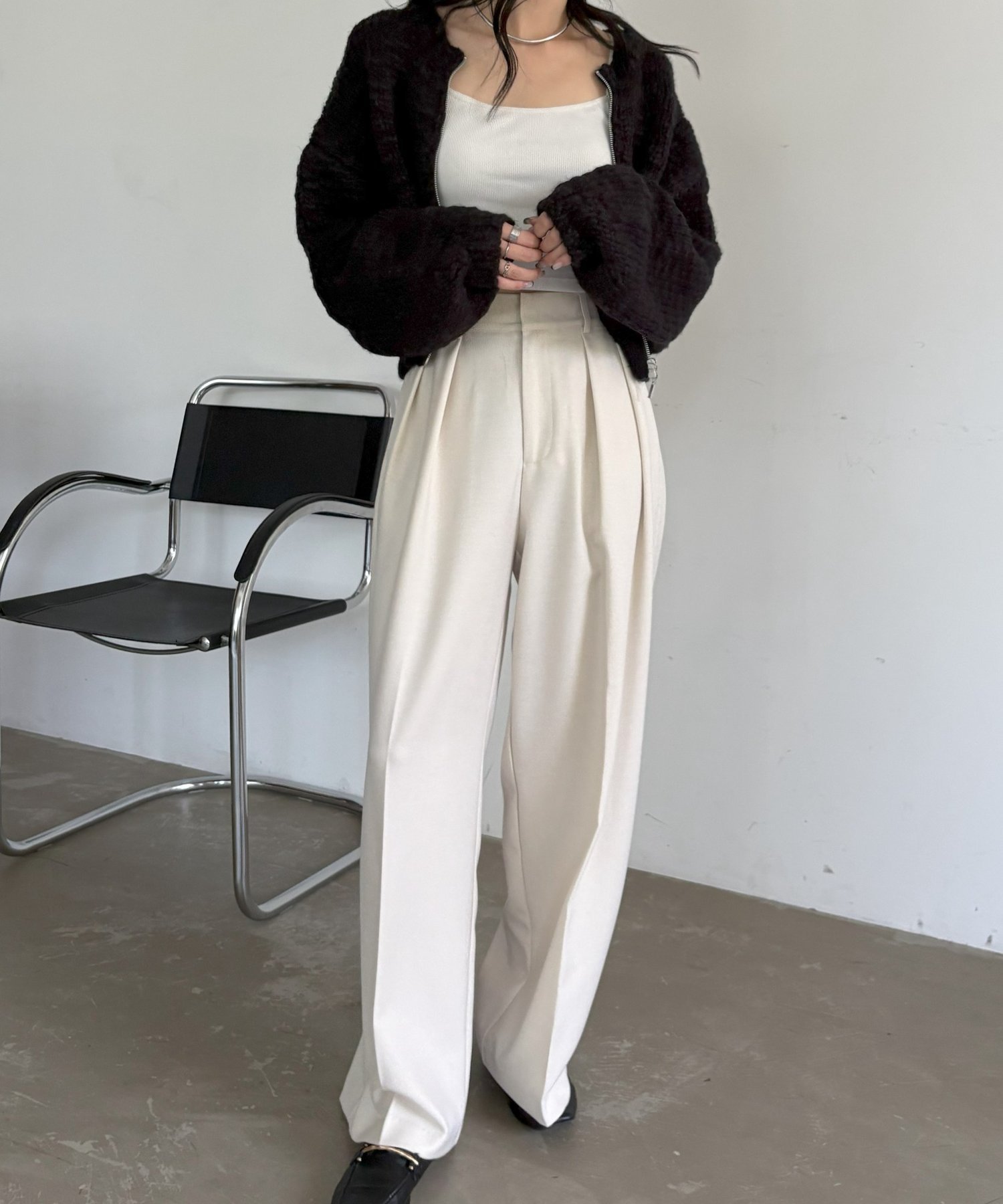 gemeil｜【LE'MAGE×gemeilコラボ】スラブカーディガン | Rakuten